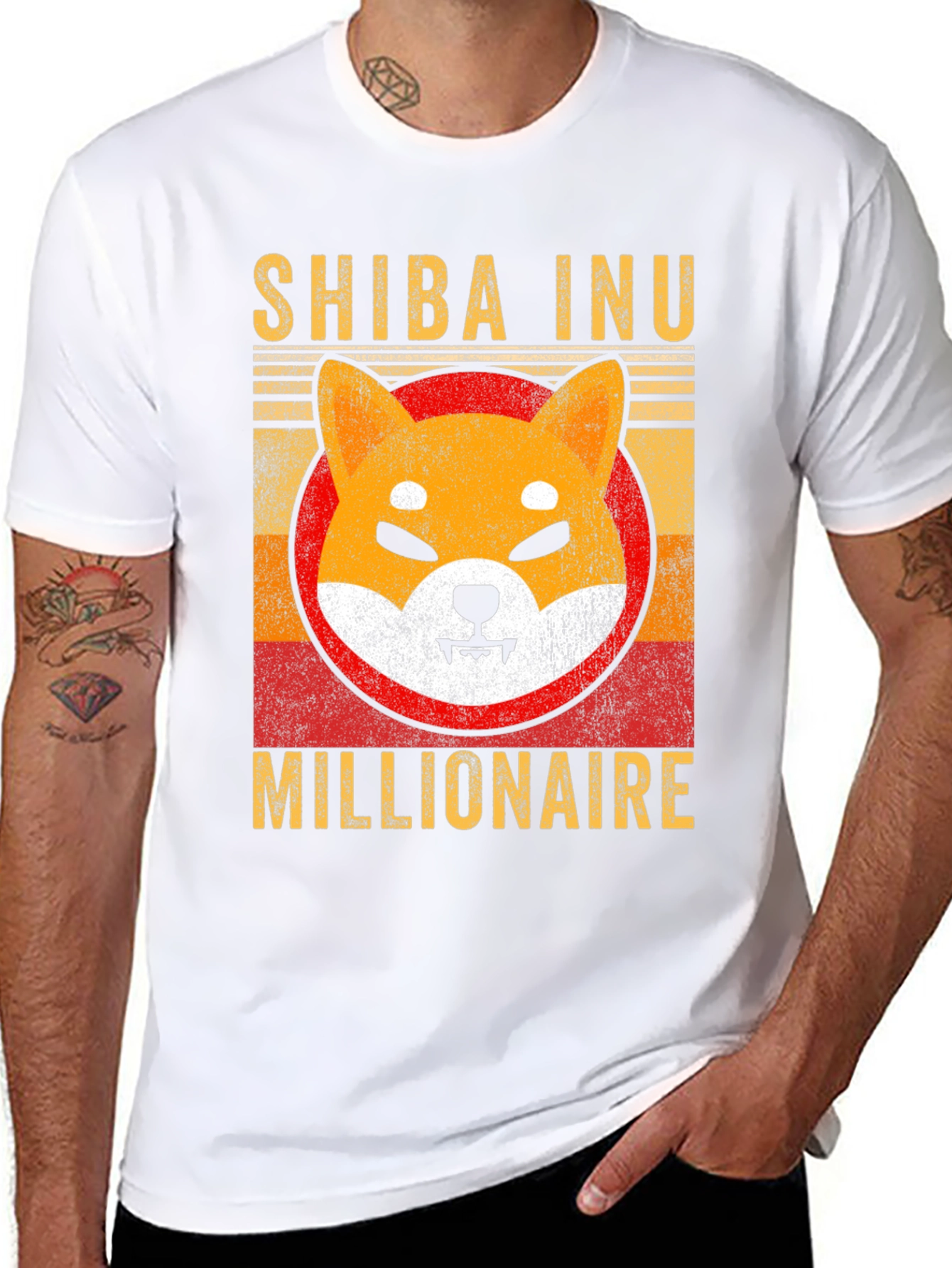 Shiba Inu Millionaire Graphic T-Shirt
