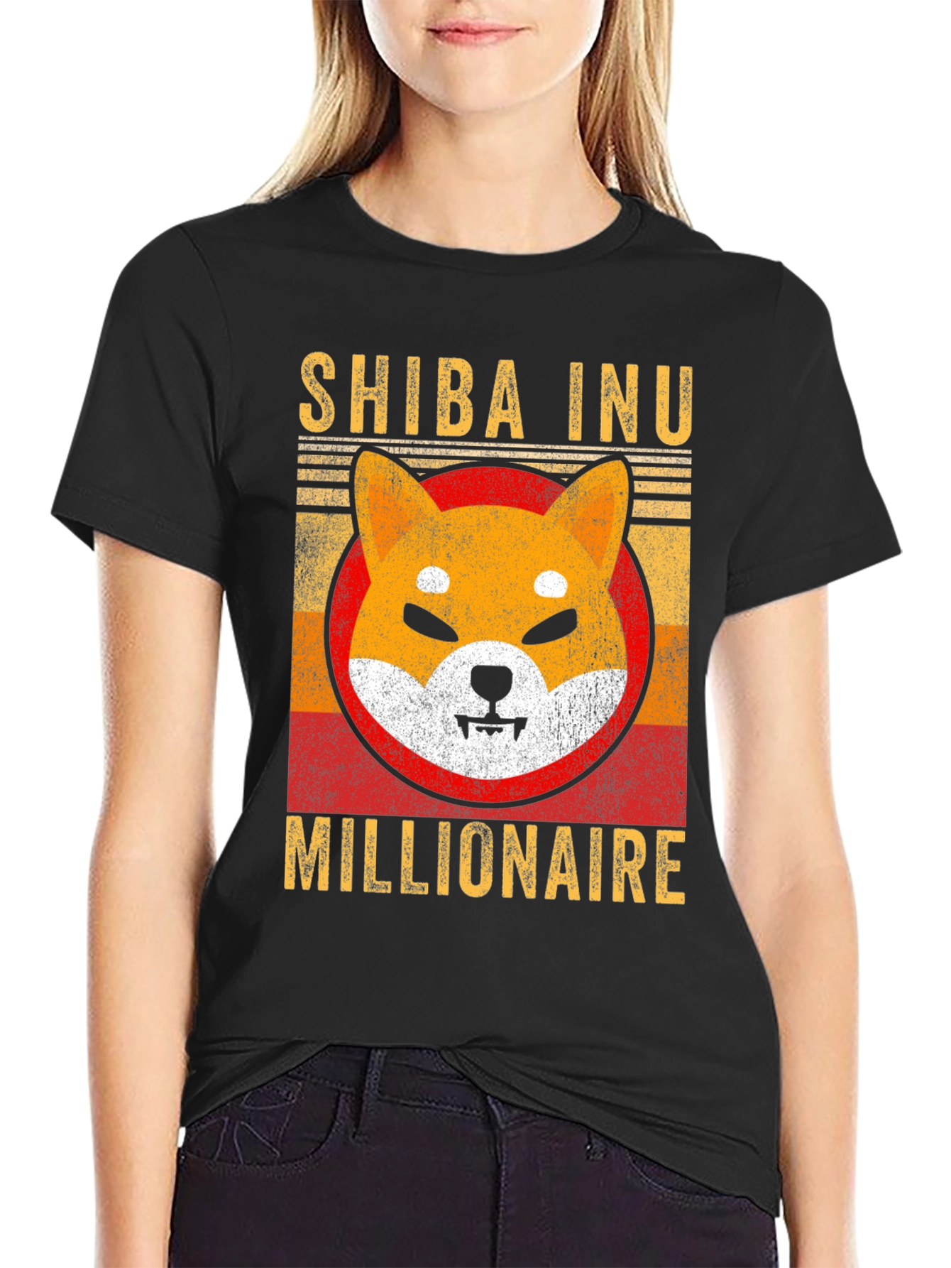 Shiba Inu Millionaire Graphic T-Shirt