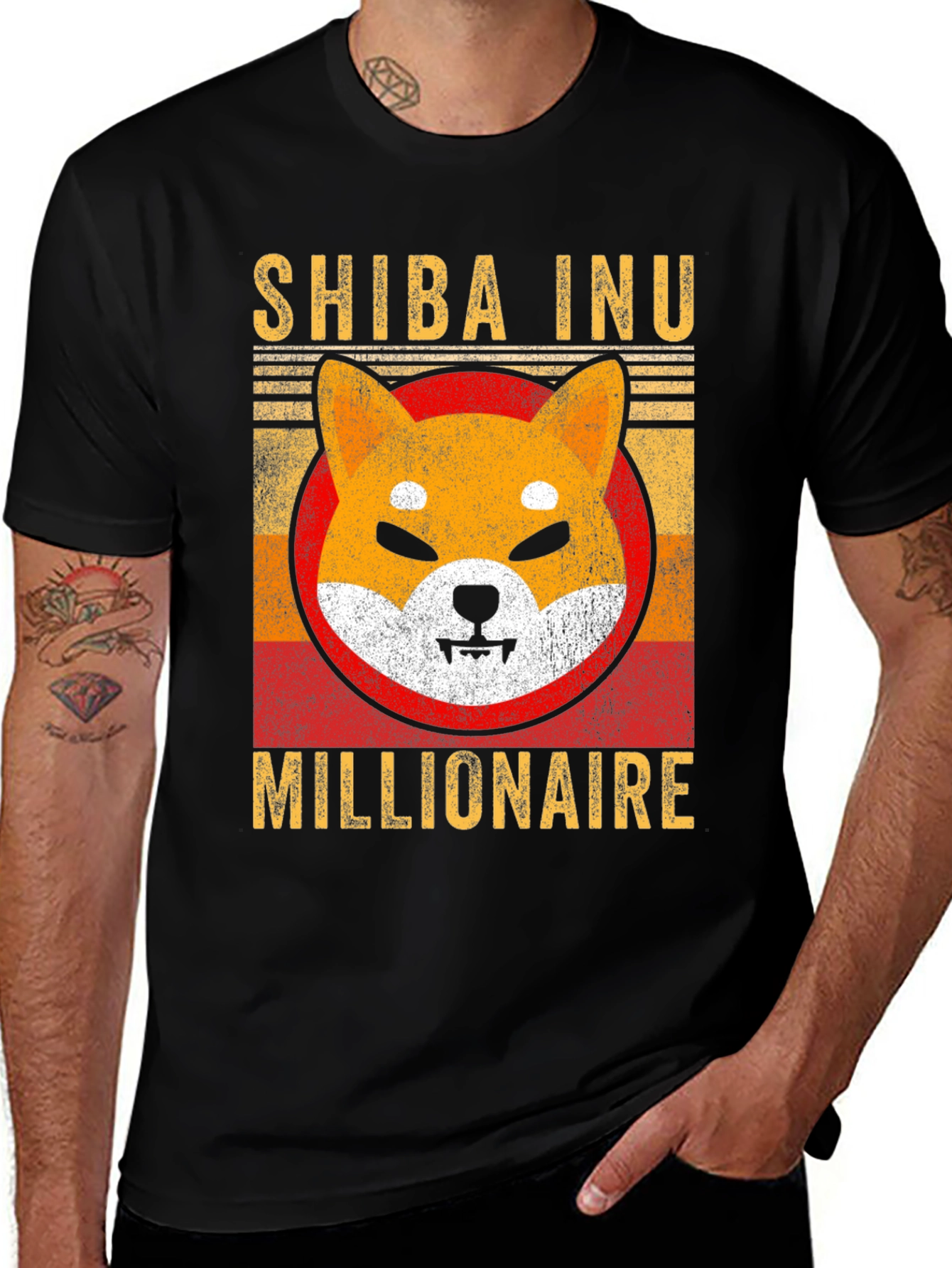 Shiba Inu Millionaire Graphic T-Shirt
