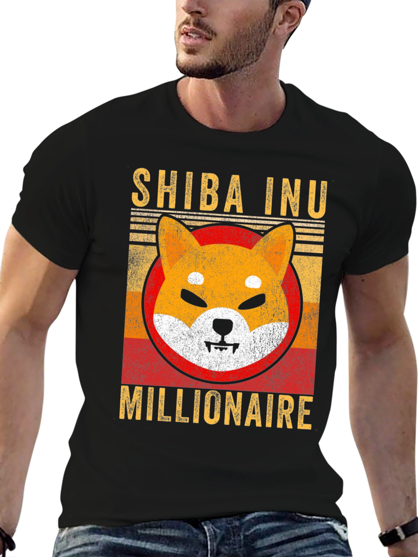 Shiba Inu Millionaire Graphic T-Shirt