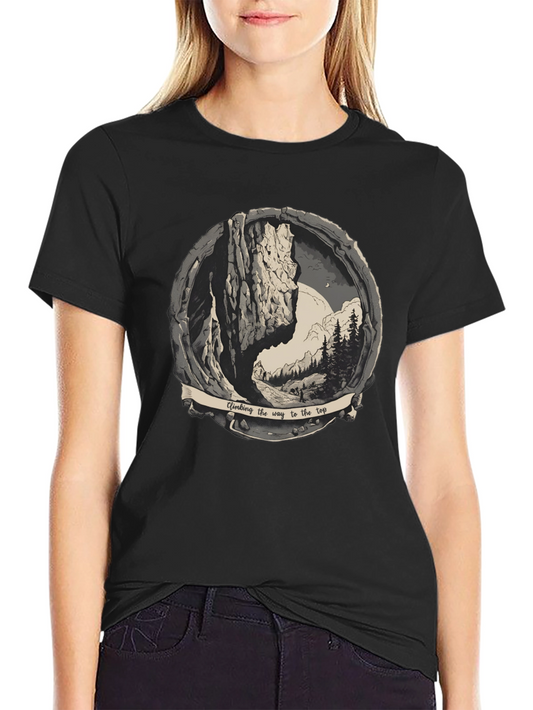 Climbing the Way to the Top Graphic Tee