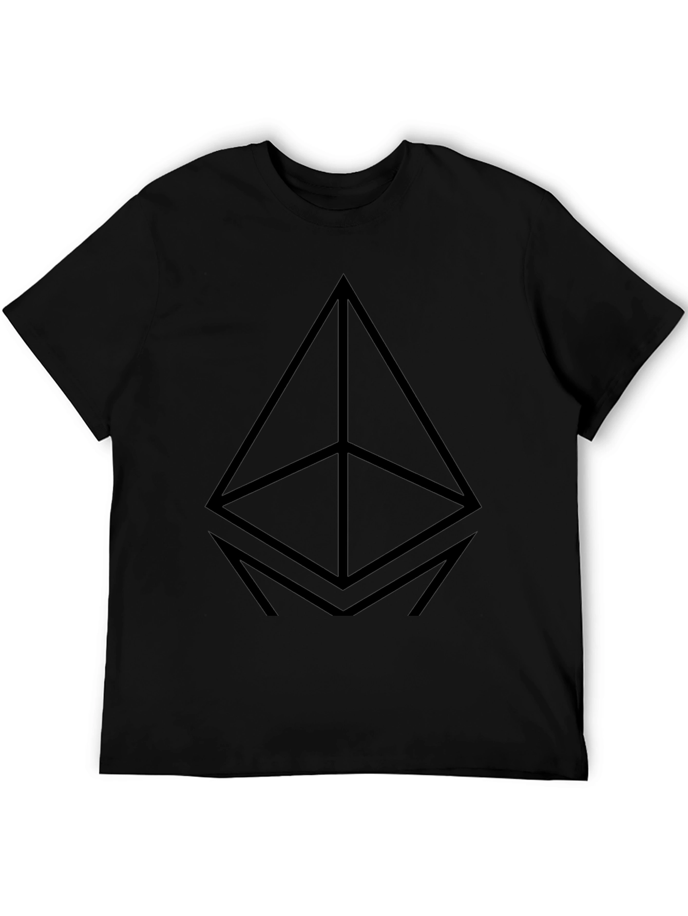 Ethereum Logo Black T-Shirt - Crypto Fashion