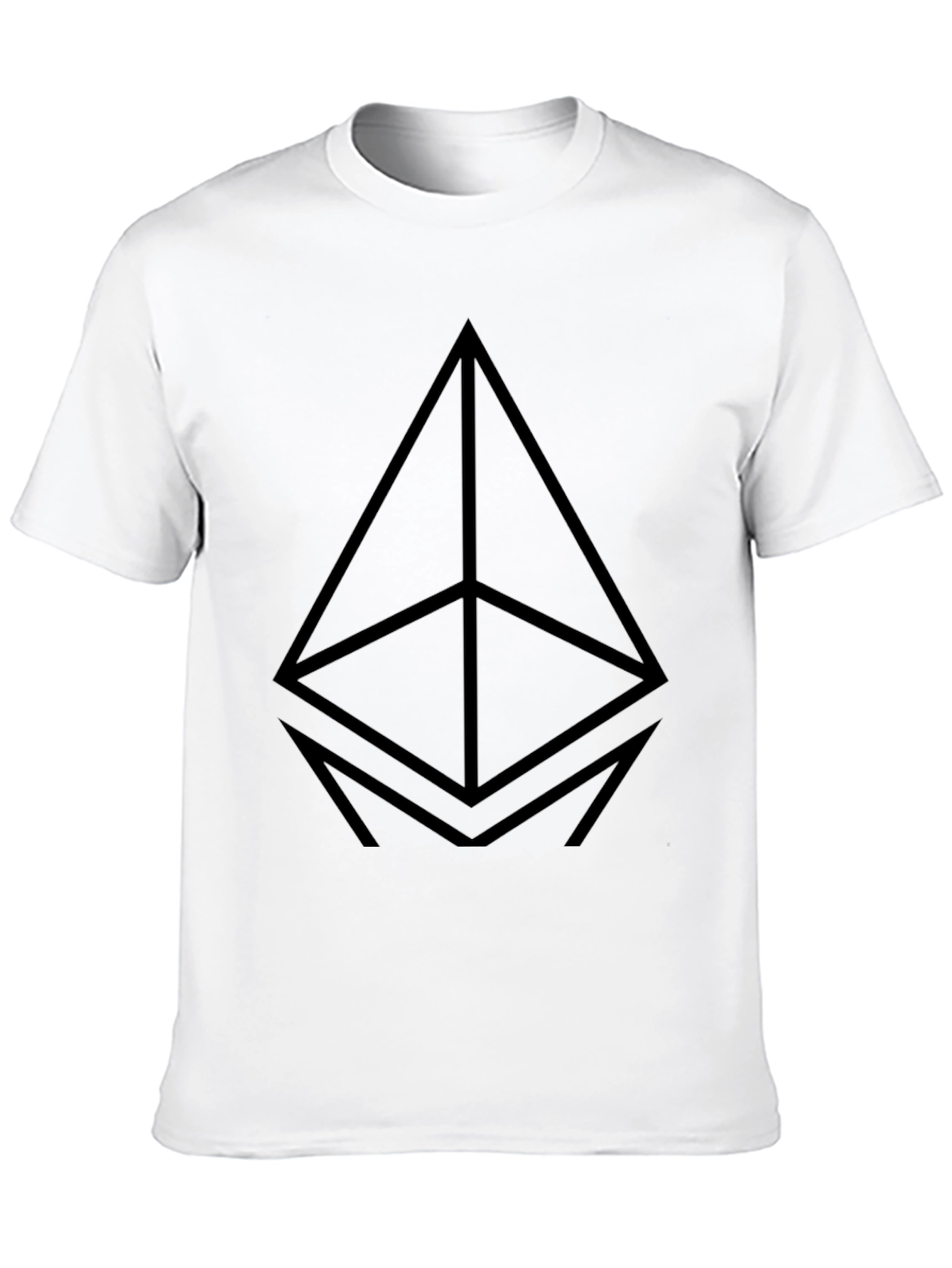 Ethereum Logo Black T-Shirt - Crypto Fashion