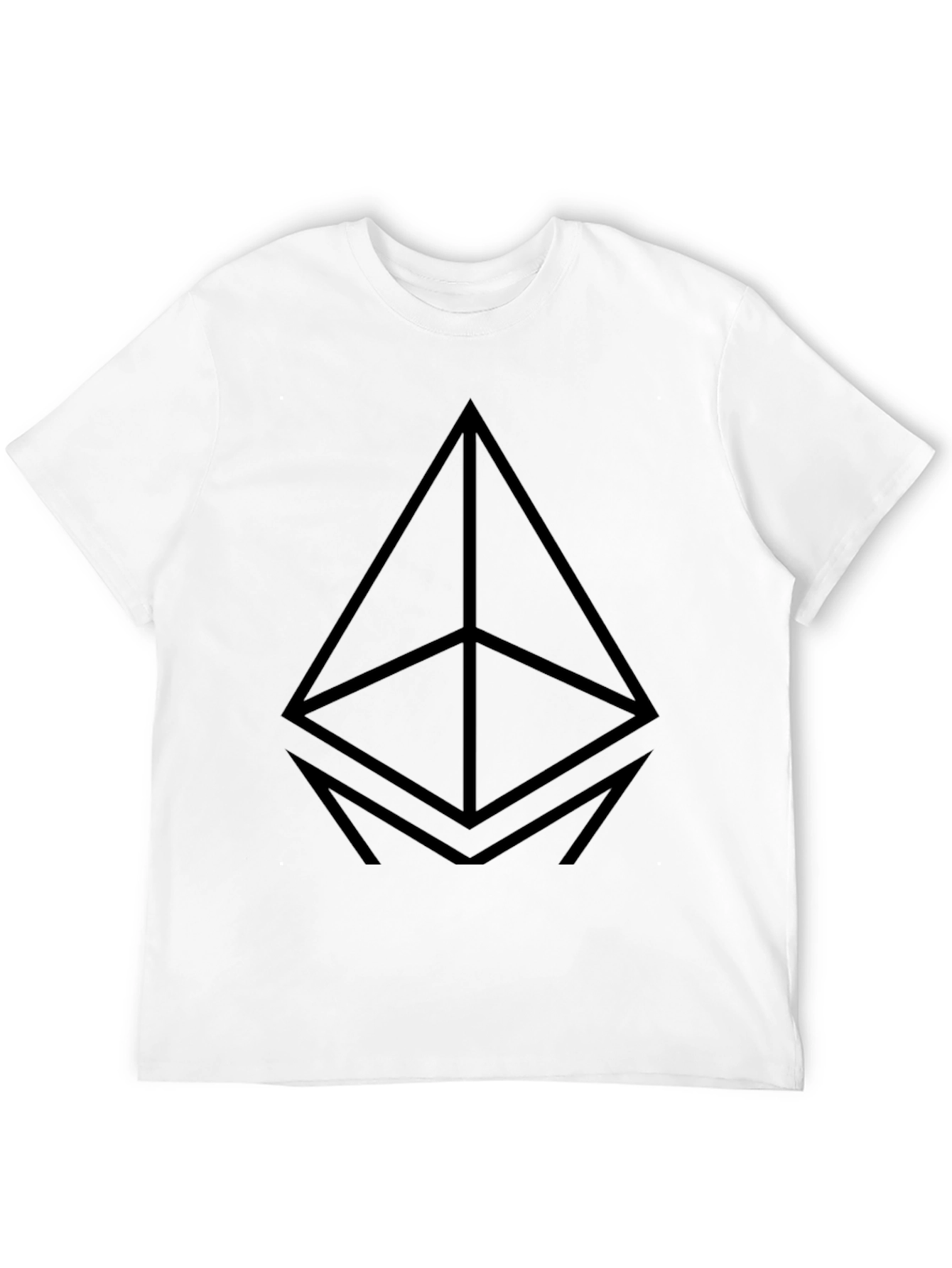Ethereum Logo Black T-Shirt - Crypto Fashion