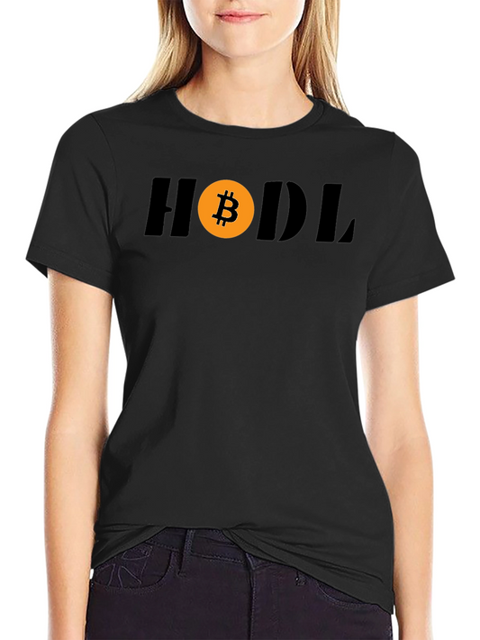 Bitcoin HODL Crypto T-Shirt - Black
