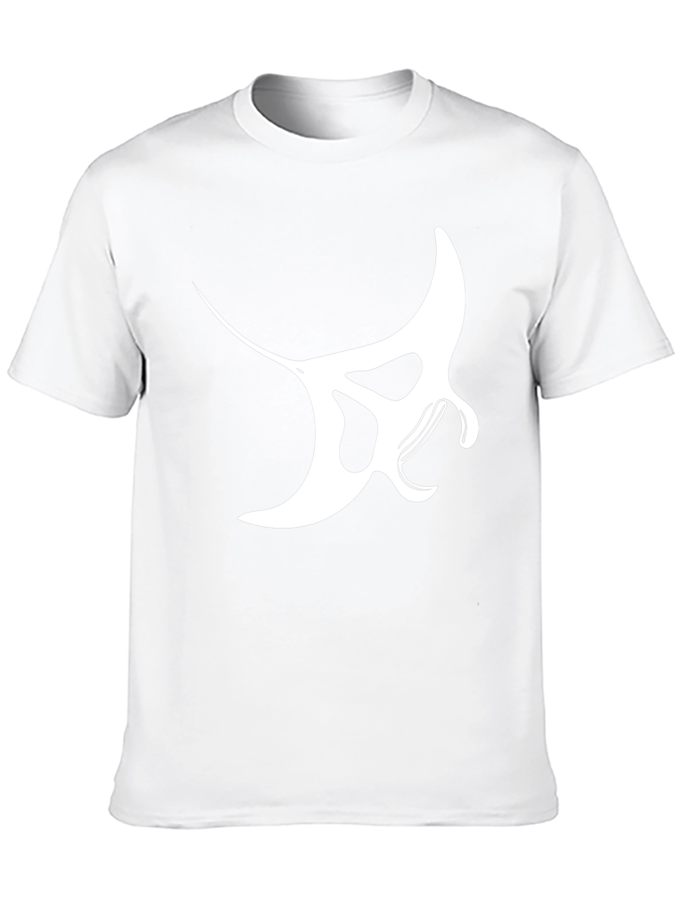Manta Ray Graphic Tee - Stylish Black T-Shirt
