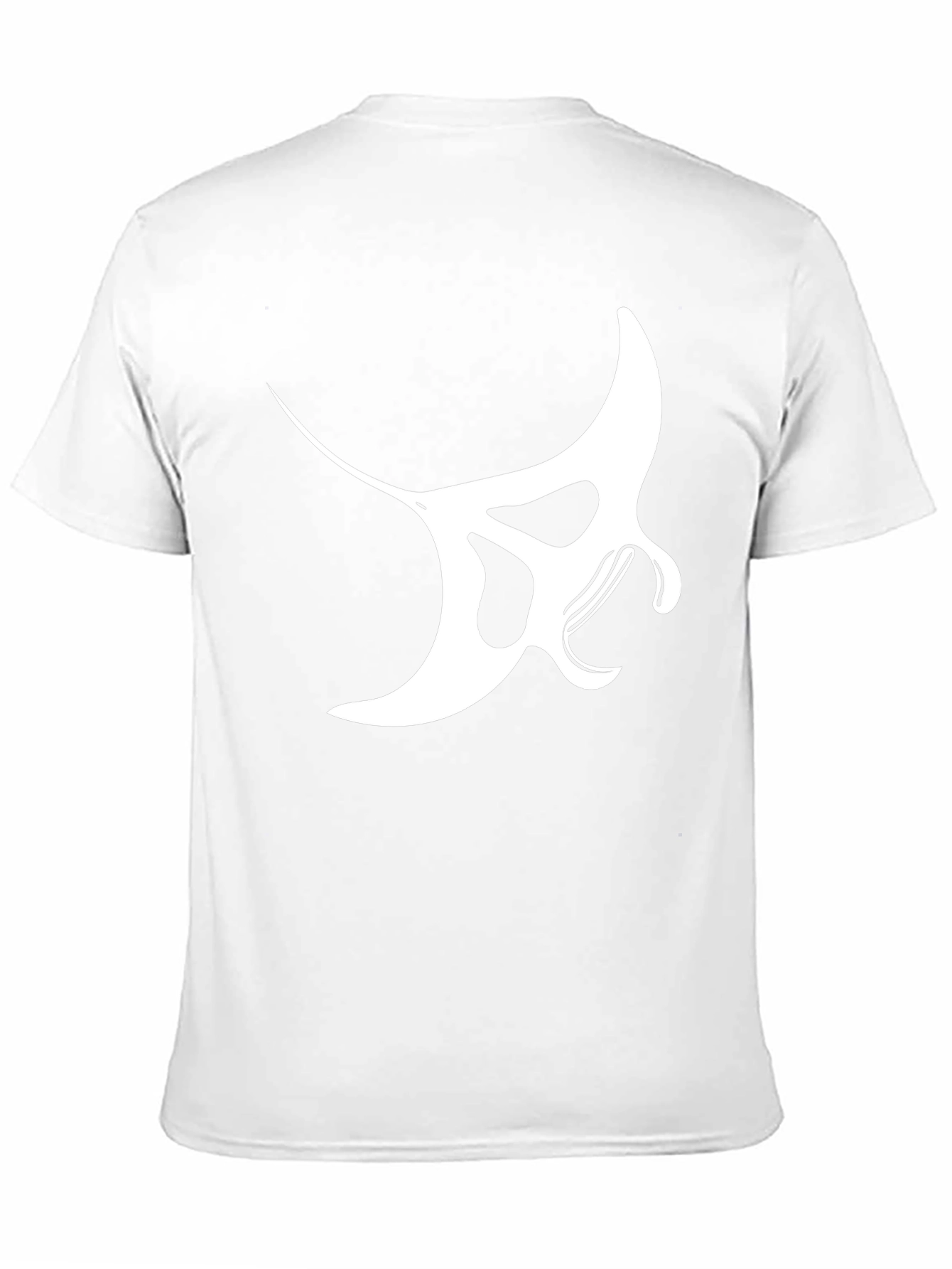 Manta Ray Graphic Tee - Stylish Black T-Shirt