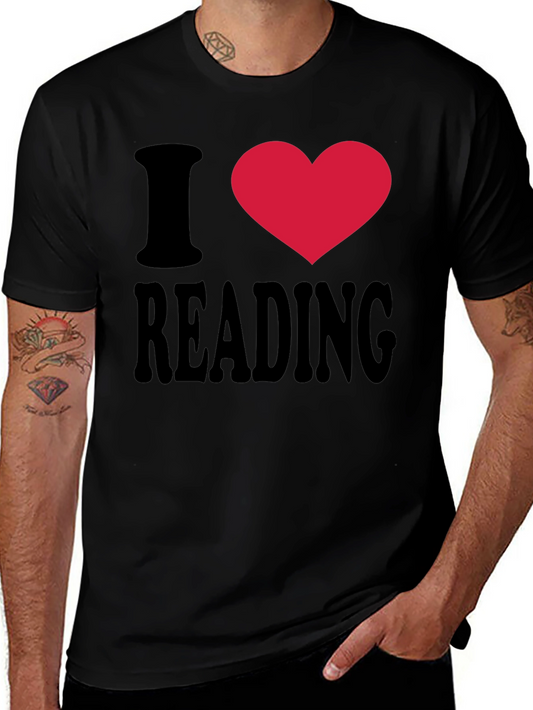 I Heart Reading Black T-Shirt