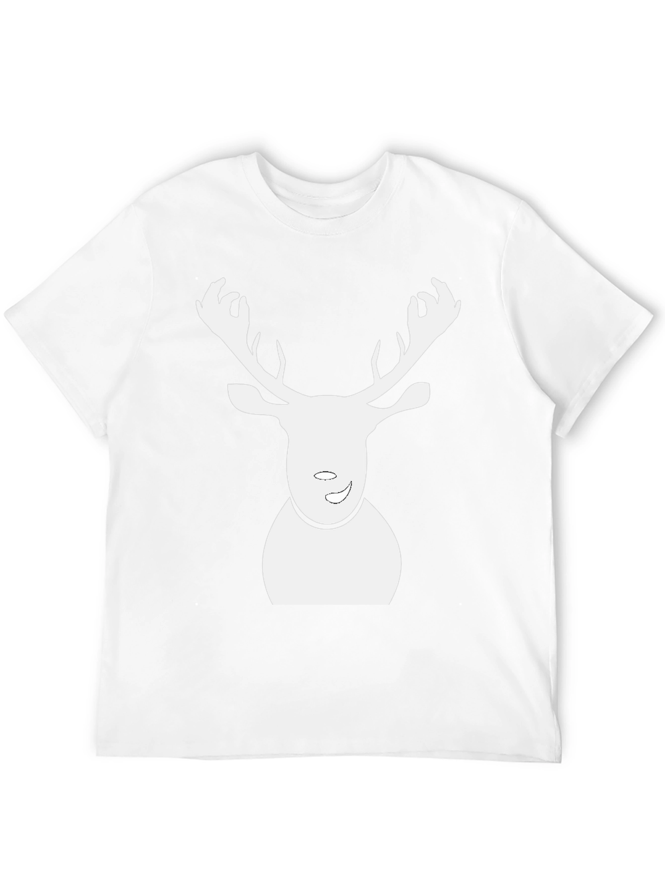 Reindeer Graphic Black T-Shirt
