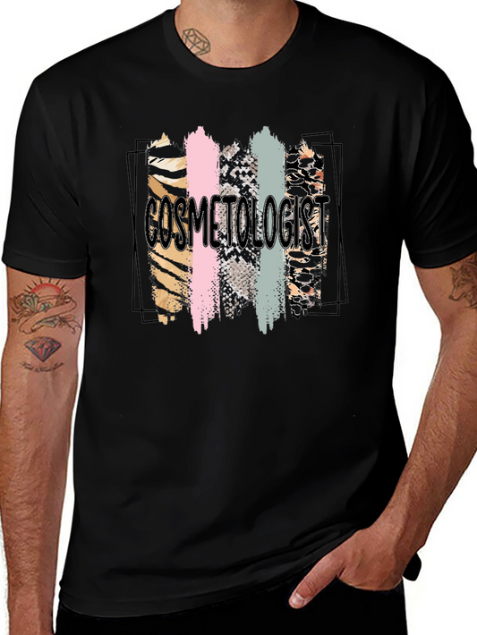 Cosmetologist Animal Print T-Shirt