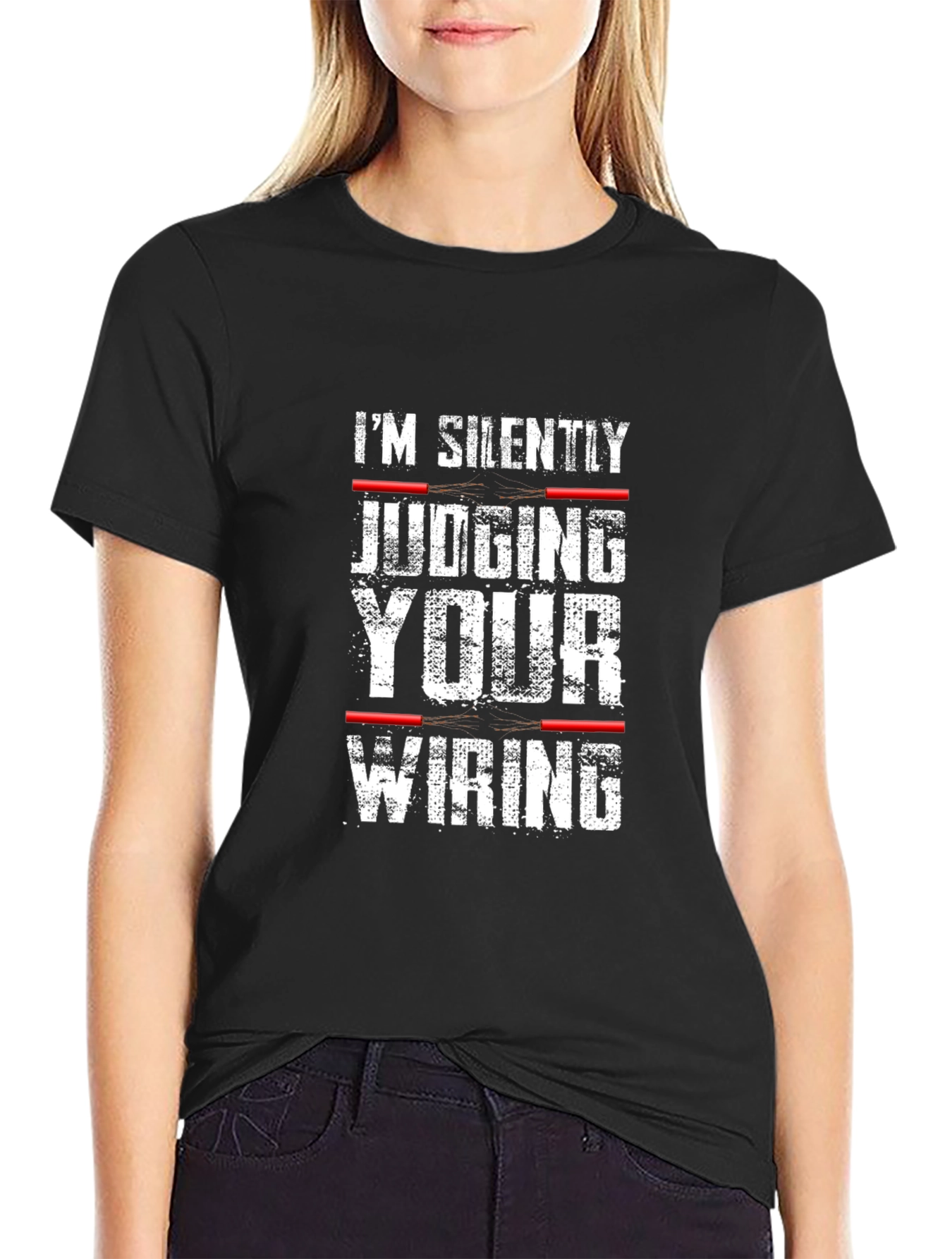 Silently Judging Your Wiring T-Shirt