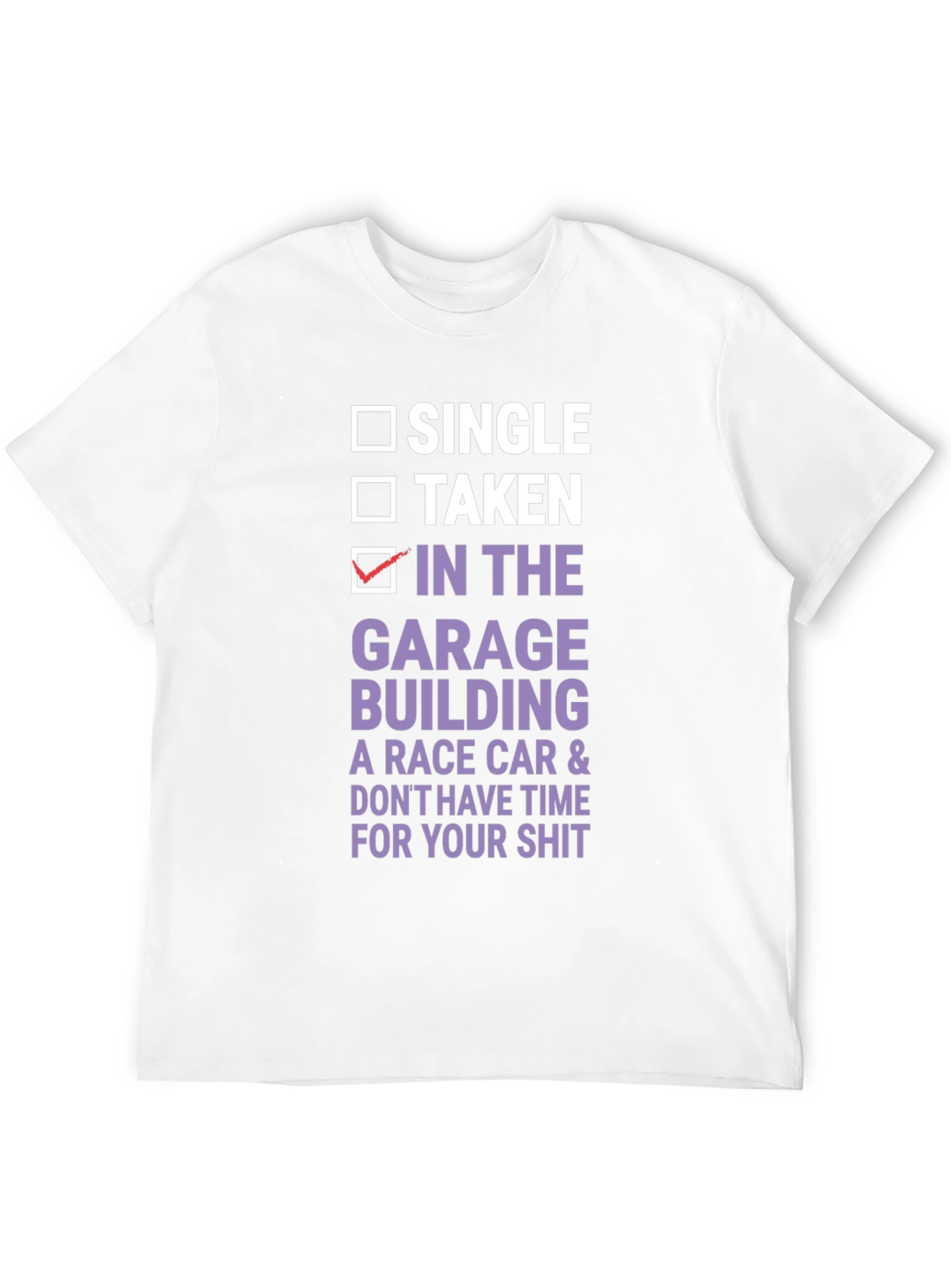 Garage Life T-Shirt - Racing Car Enthusiast Tee