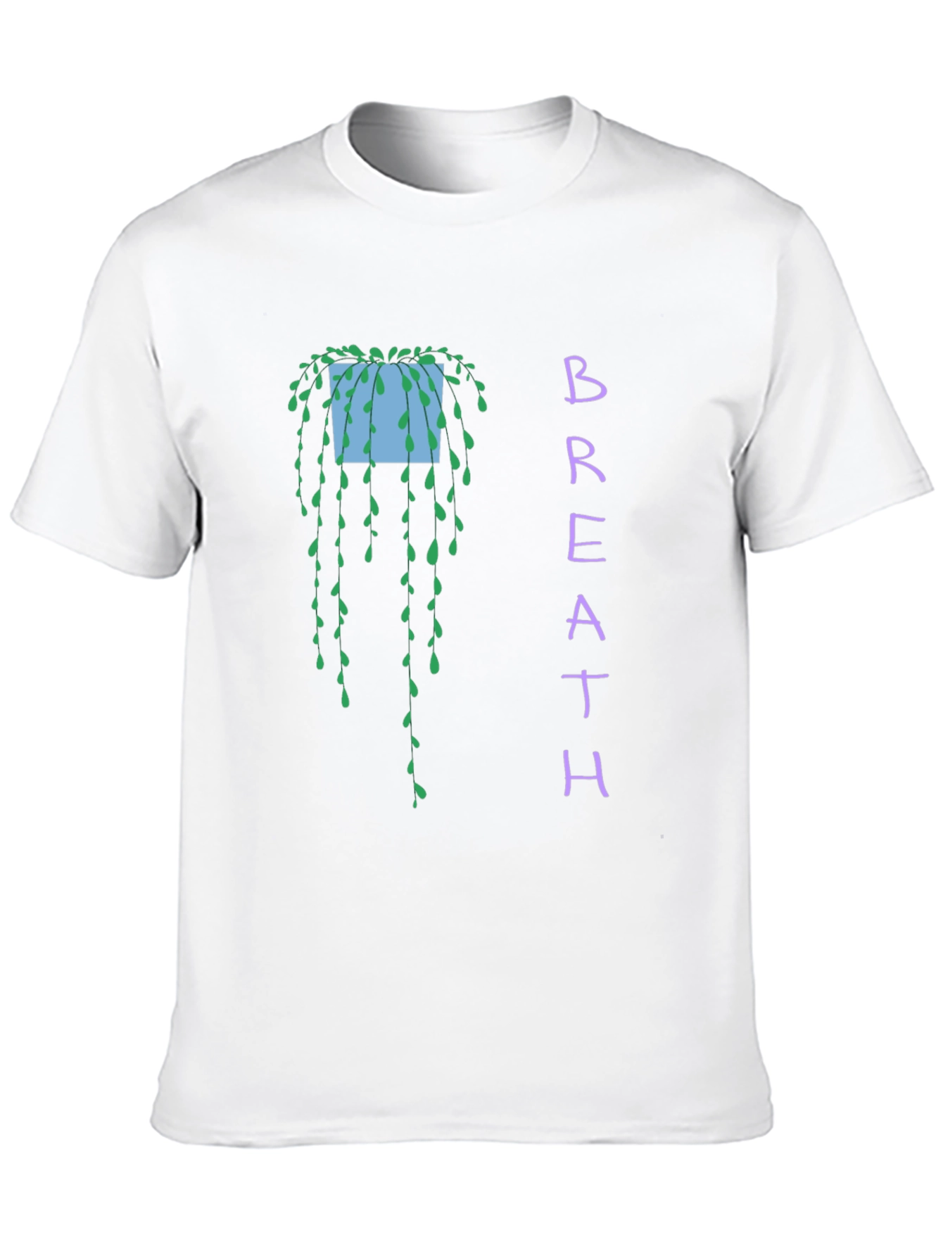 Breath Plant T-Shirt - Black