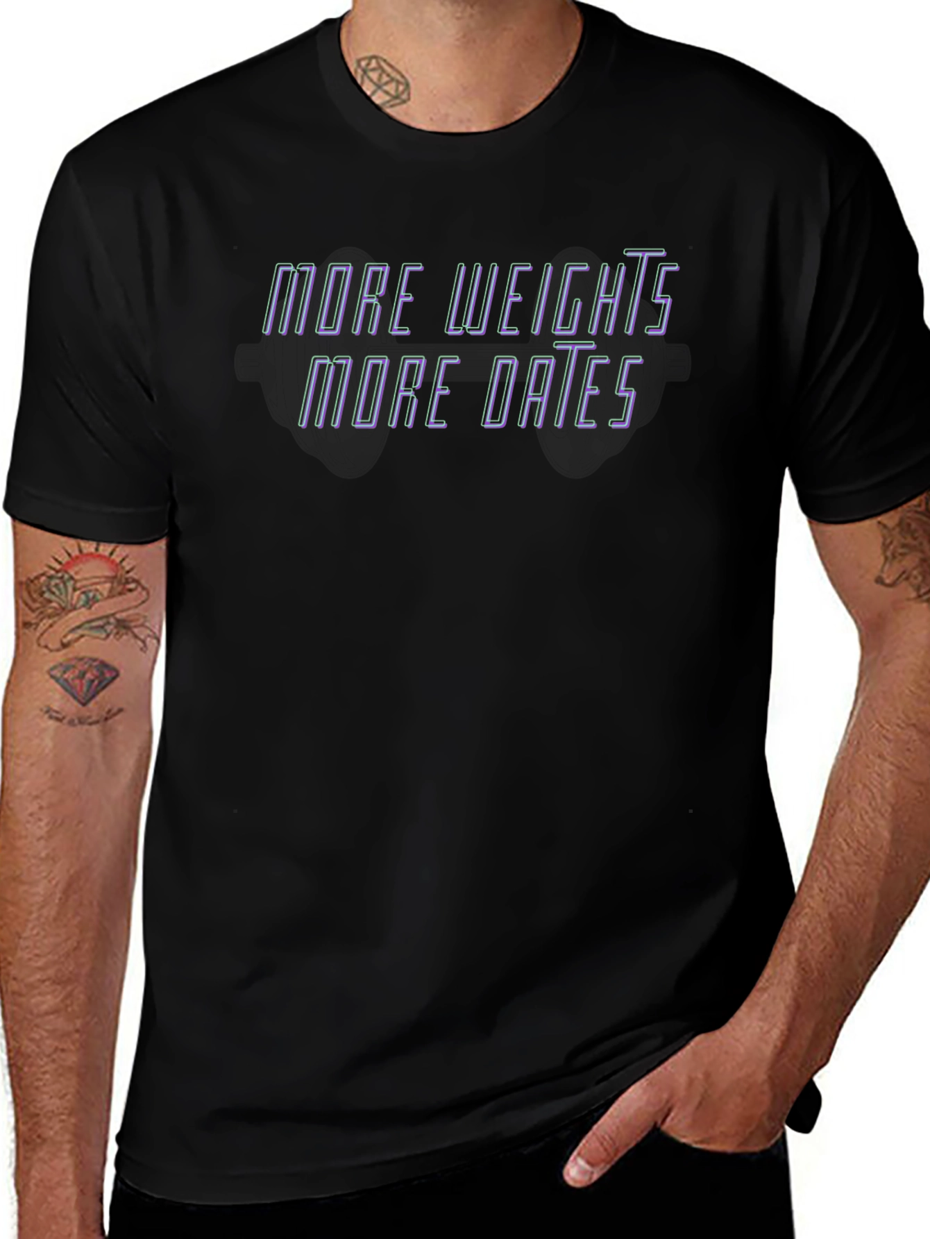 More Weights More Dates Graphic Tee