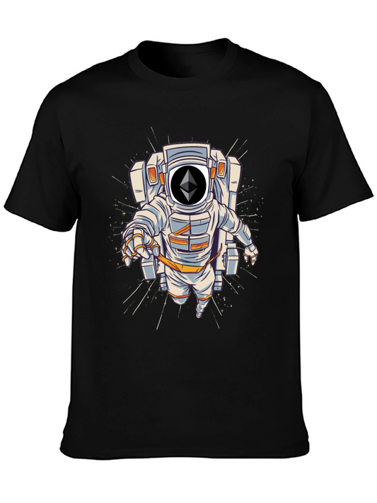 Ethereum Astronaut Black T-Shirt
