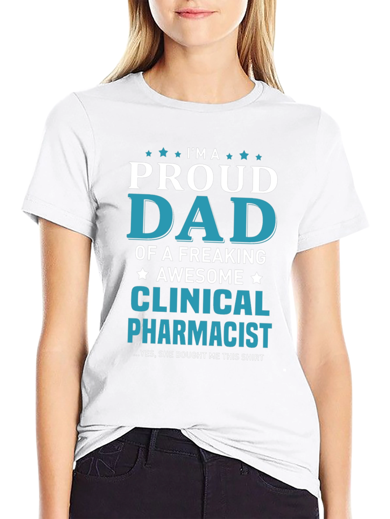 Proud Dad Clinical Pharmacist Graphic Tee