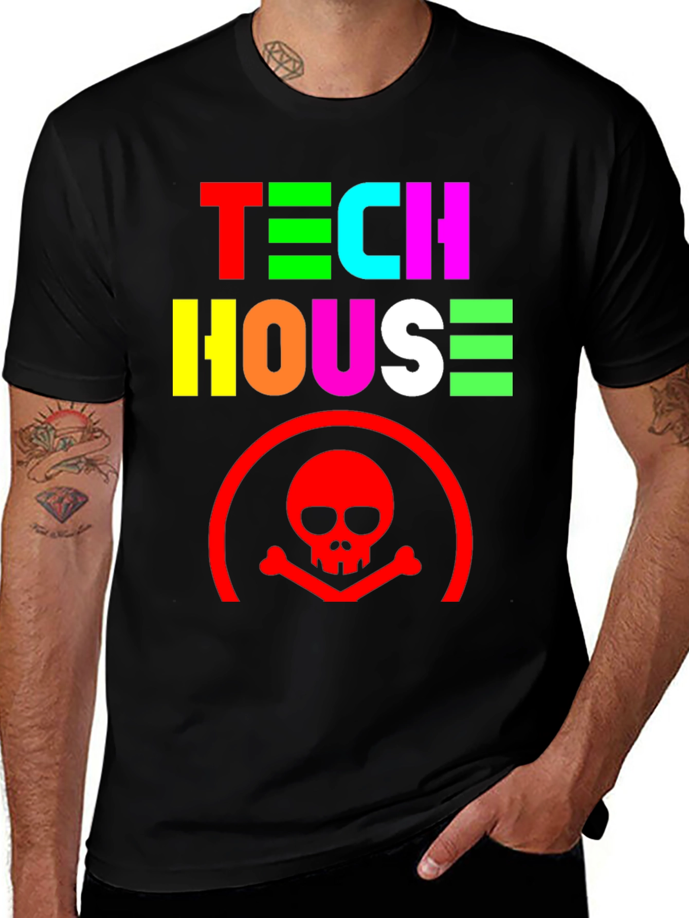 Tech House Skull T-Shirt