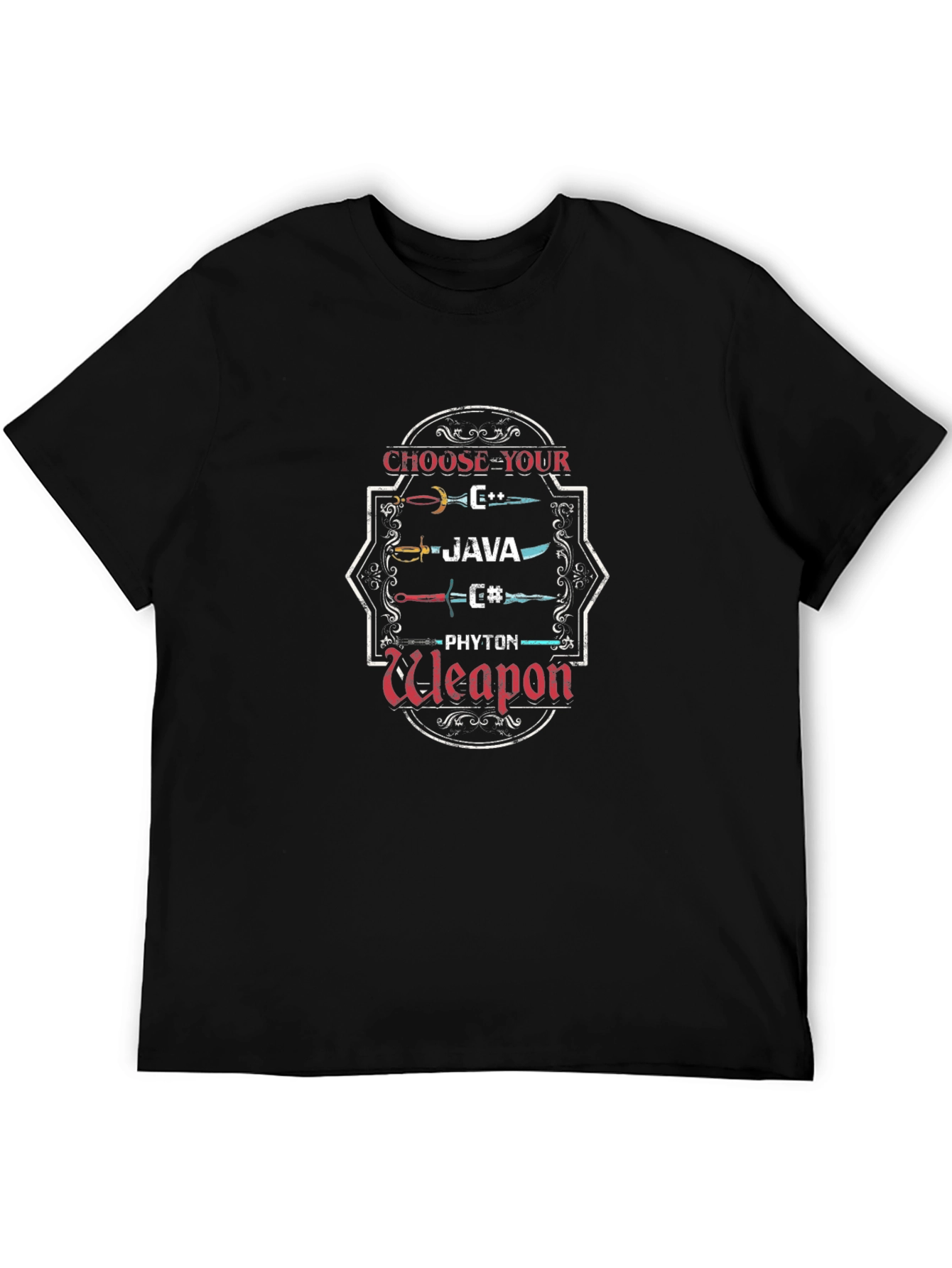 Choose Your Weapon Programmer T-Shirt