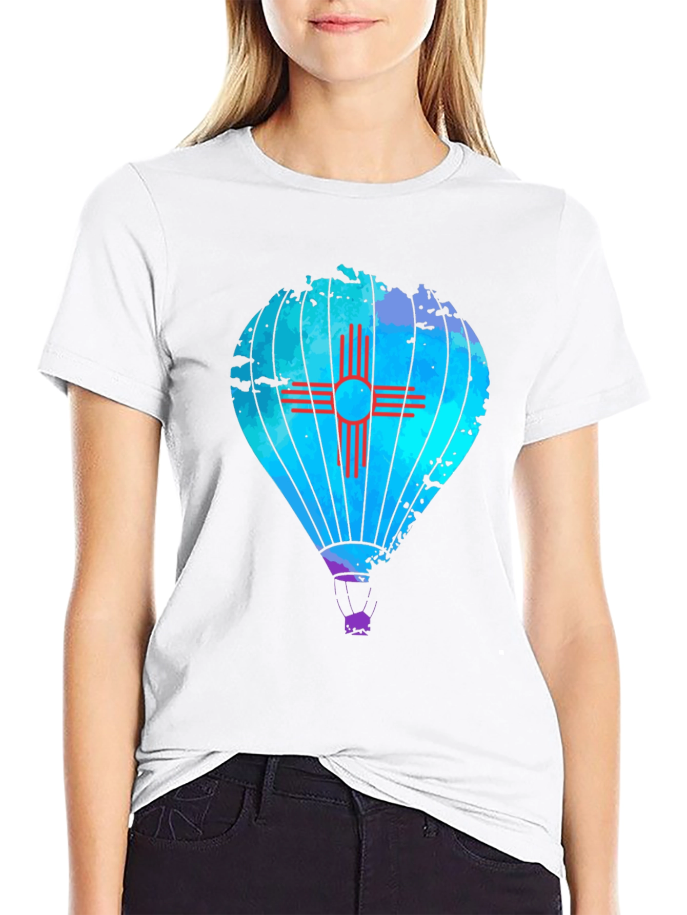 New Mexico Zia Balloon Graphic Tee