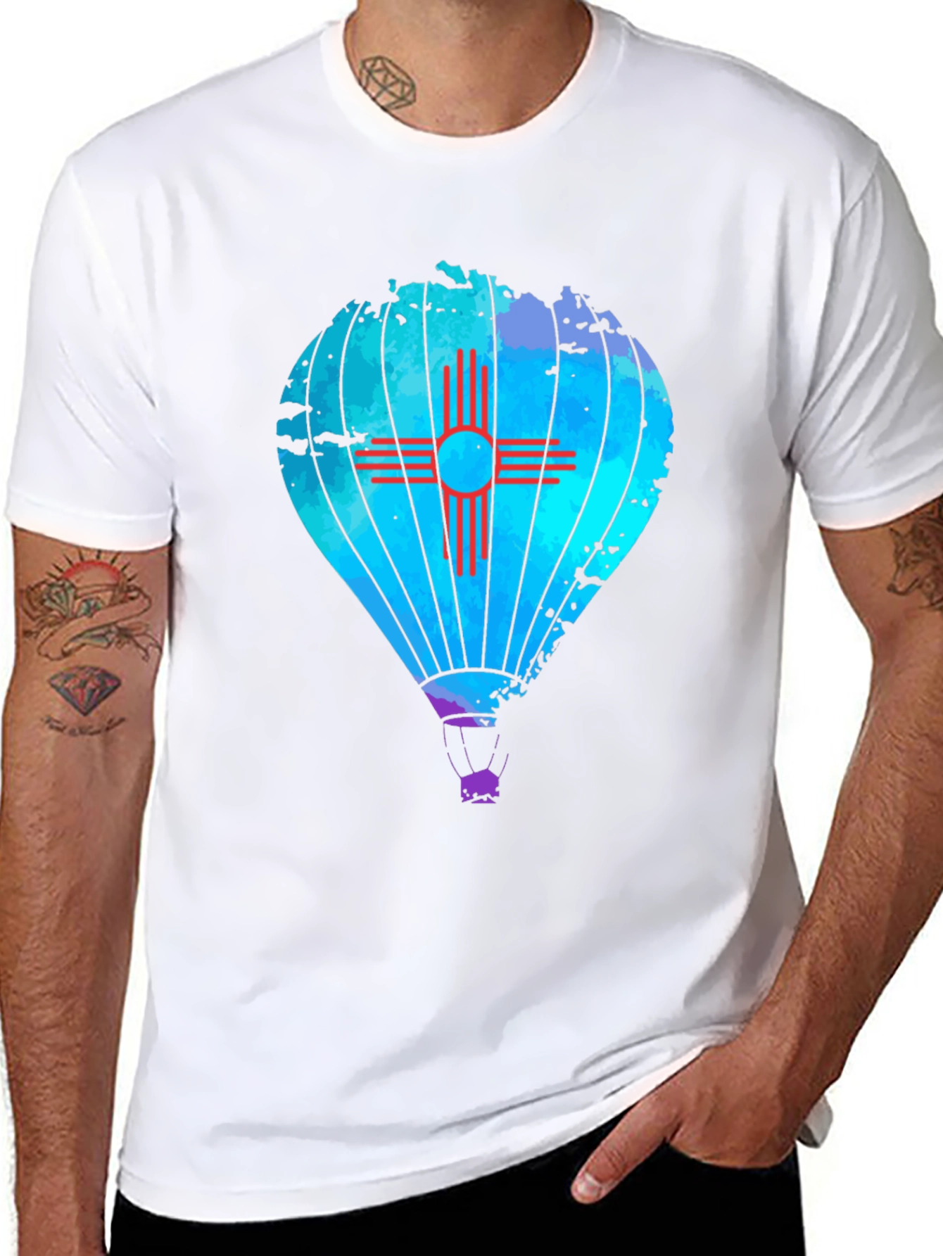 New Mexico Zia Balloon Graphic Tee