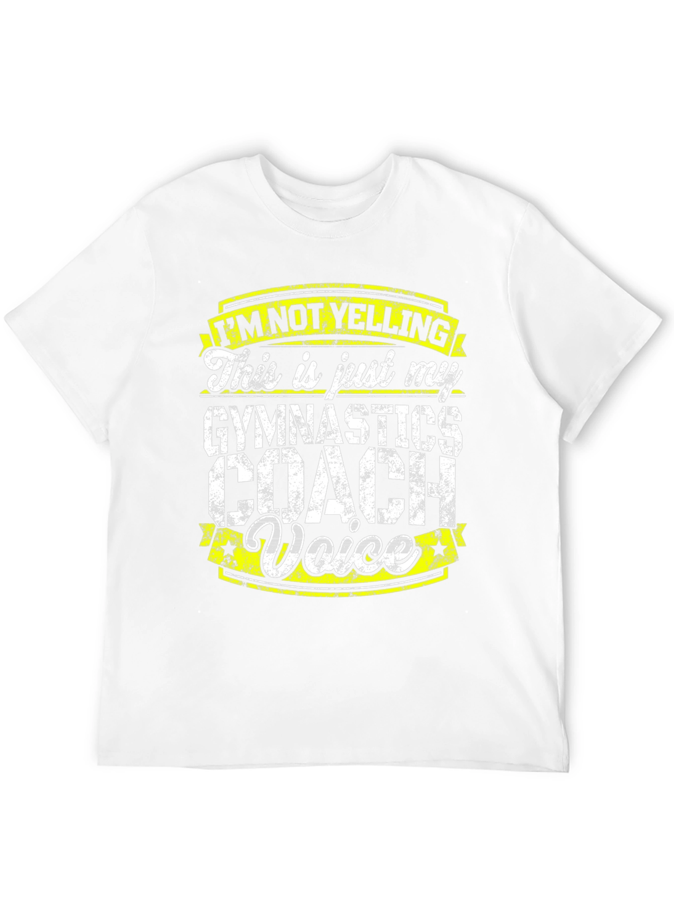 Gymnastics Coach Voice Graphic T-Shirt