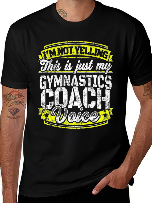 Gymnastics Coach Voice Graphic T-Shirt