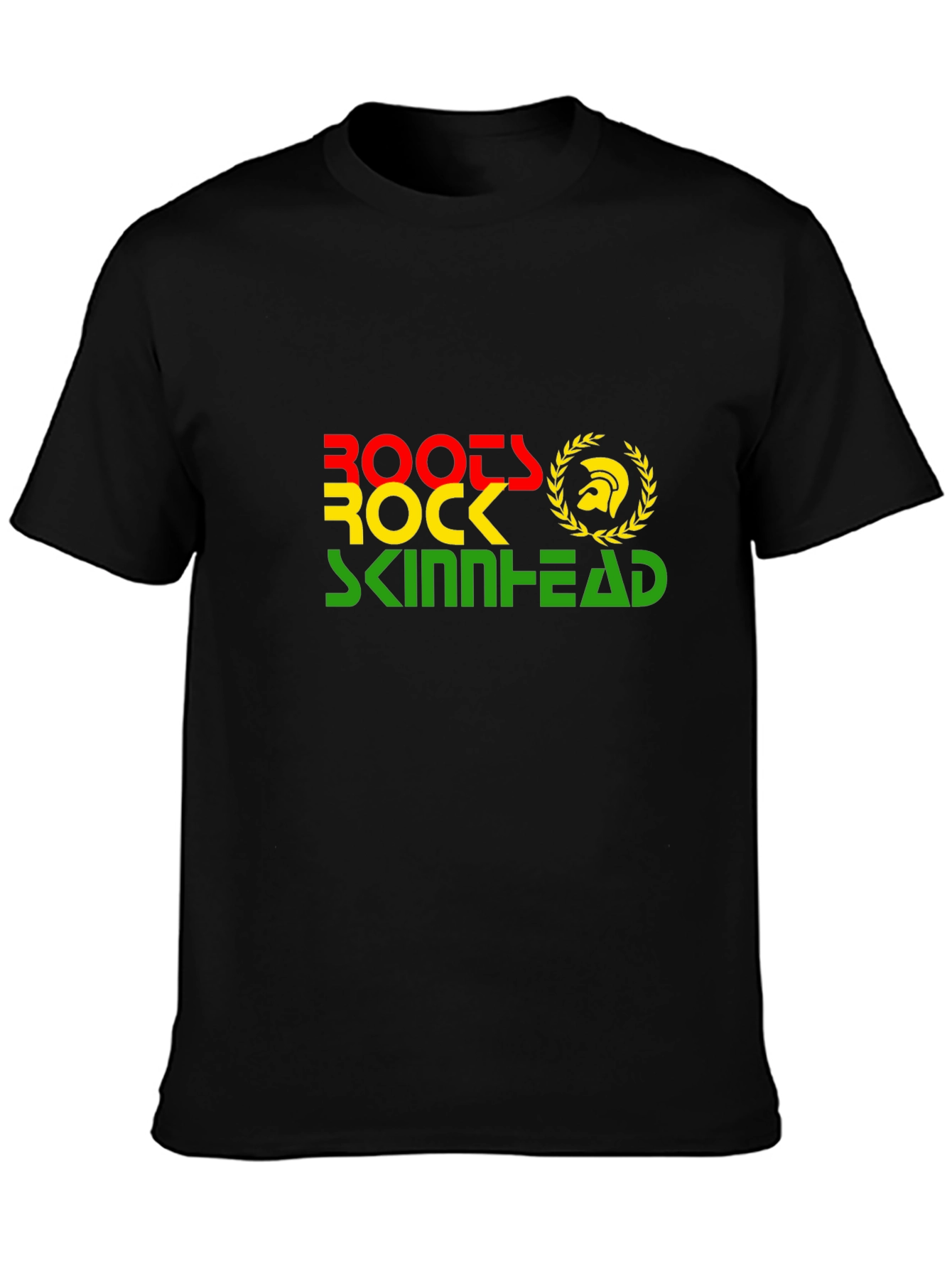 Roots Rock Skinhead T-Shirt - Black