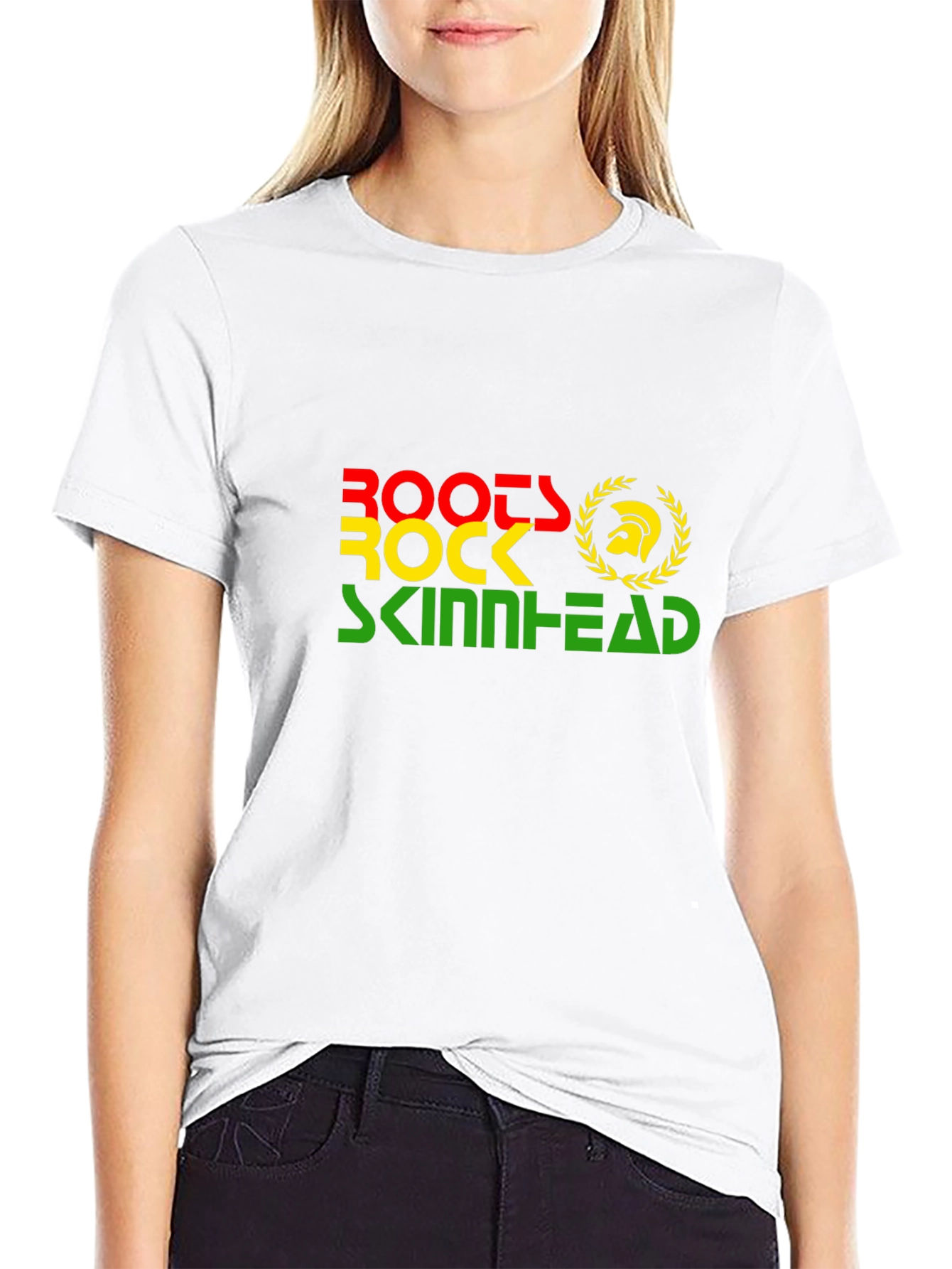 Roots Rock Skinhead T-Shirt - Black