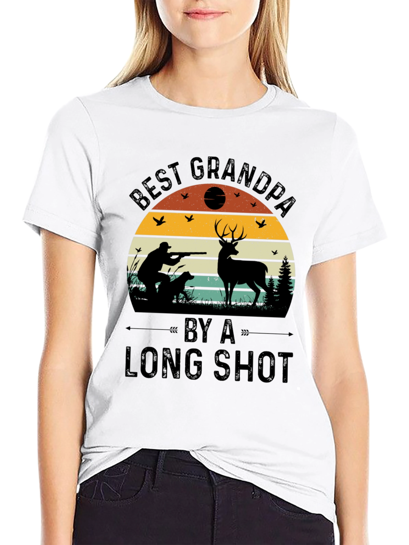 Best Grandpa Deer Hunting T-Shirt