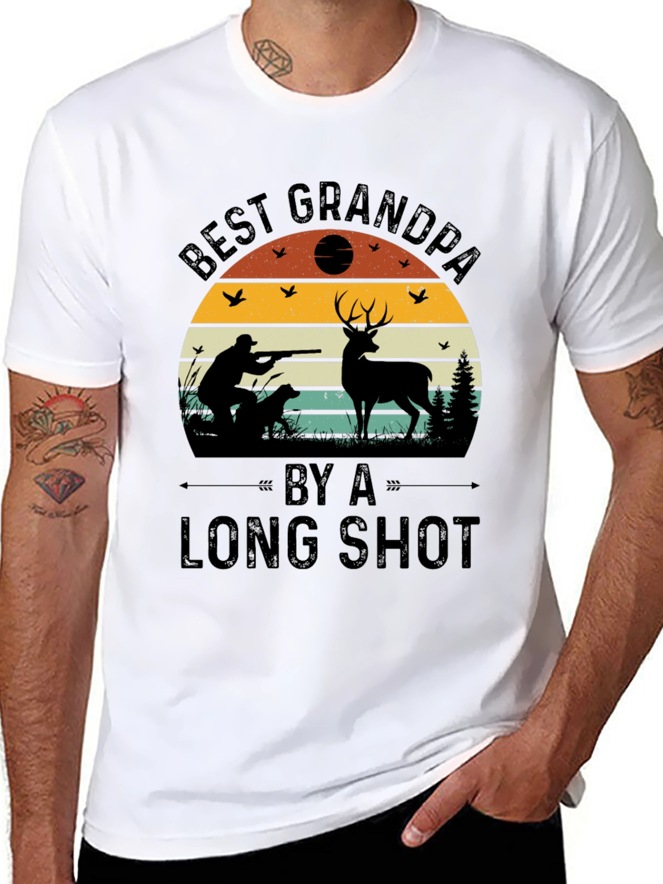 Best Grandpa Deer Hunting T-Shirt