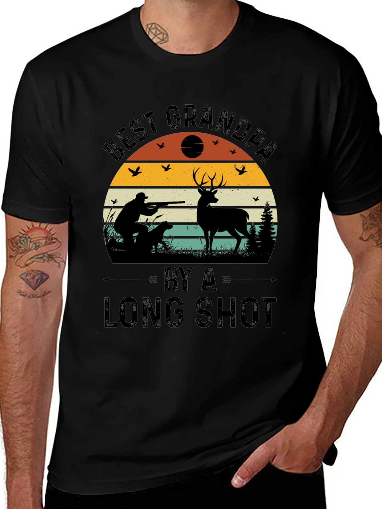 Best Grandpa Deer Hunting T-Shirt
