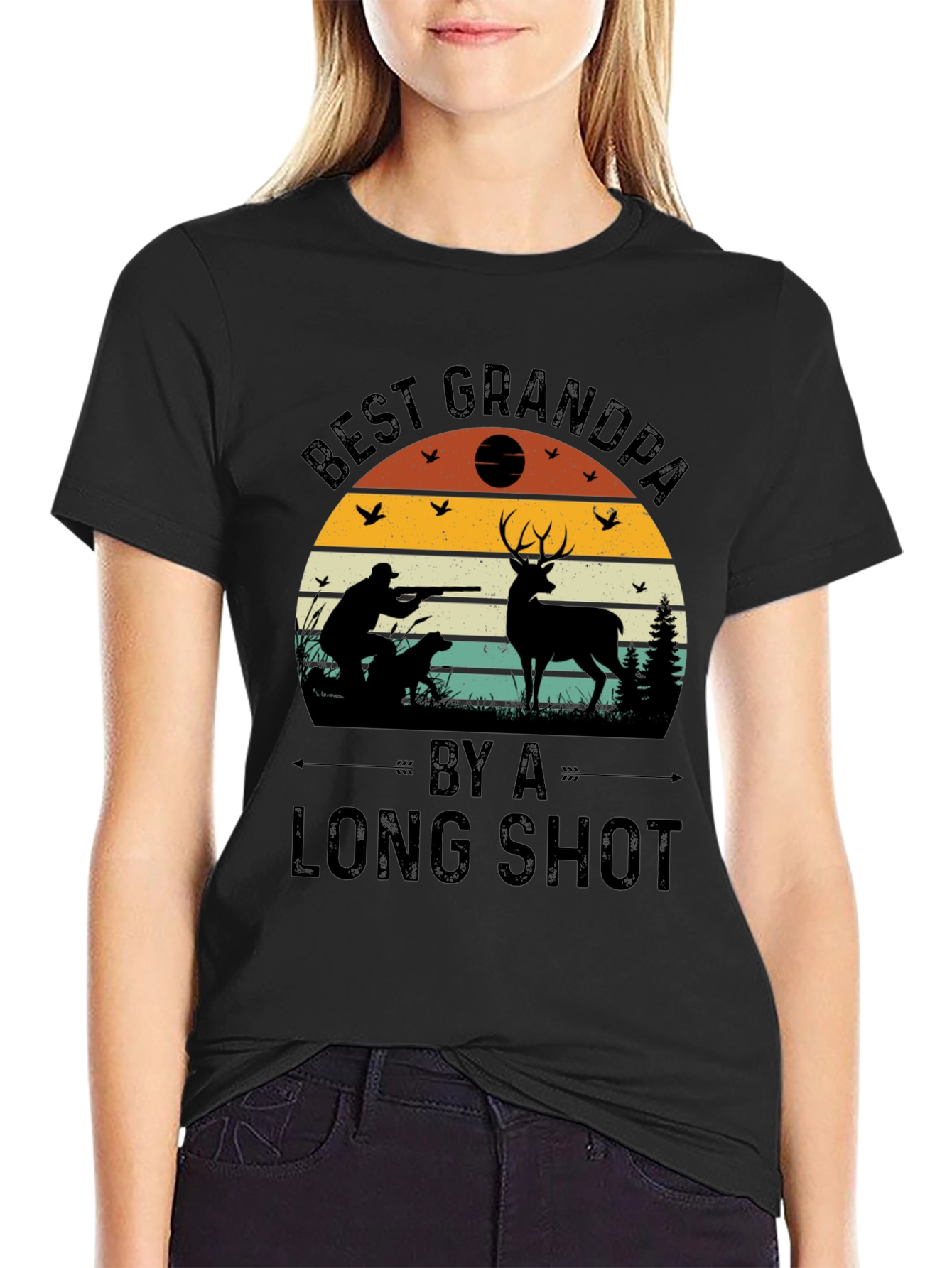 Best Grandpa Deer Hunting T-Shirt