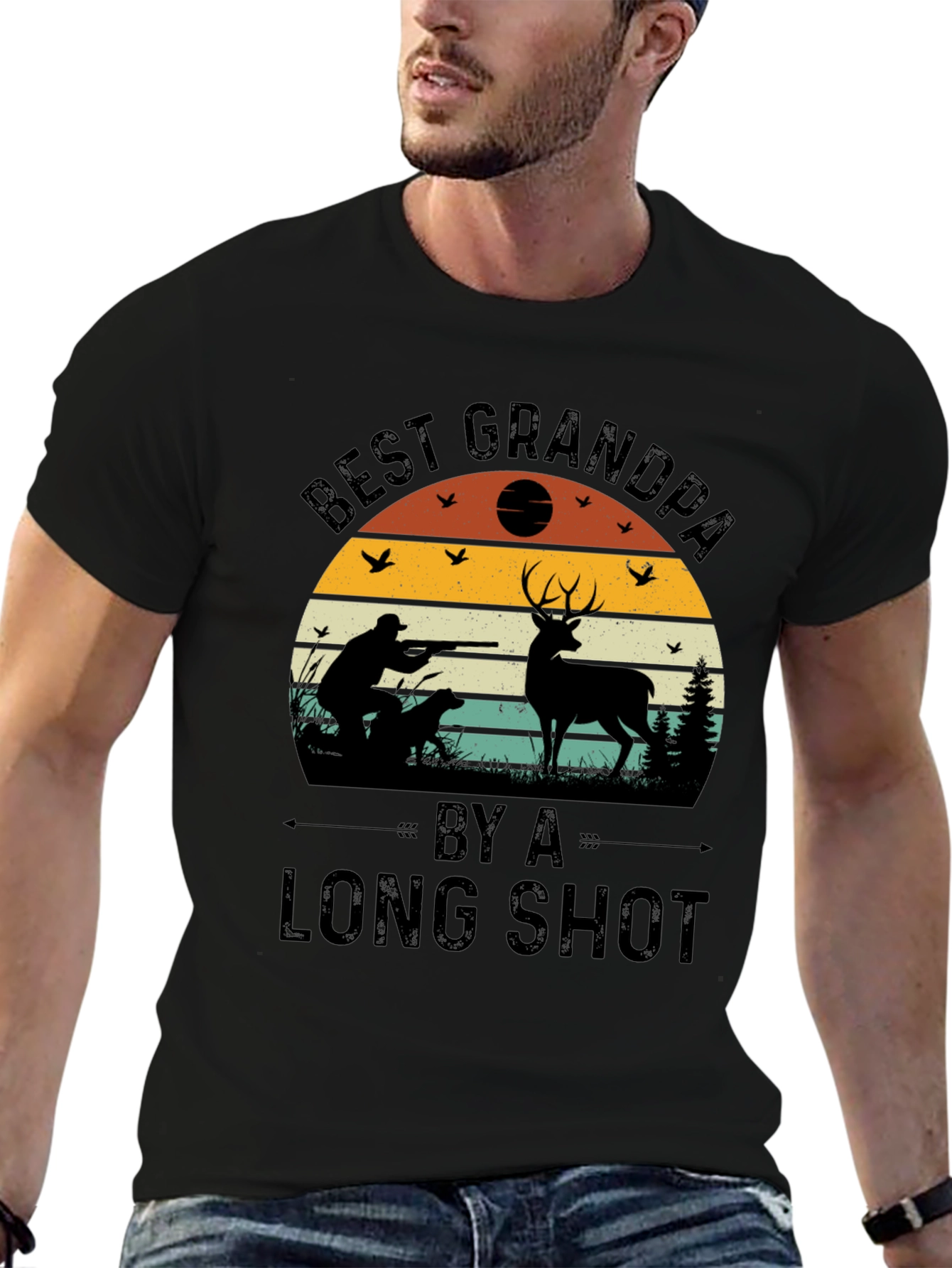 Best Grandpa Deer Hunting T-Shirt