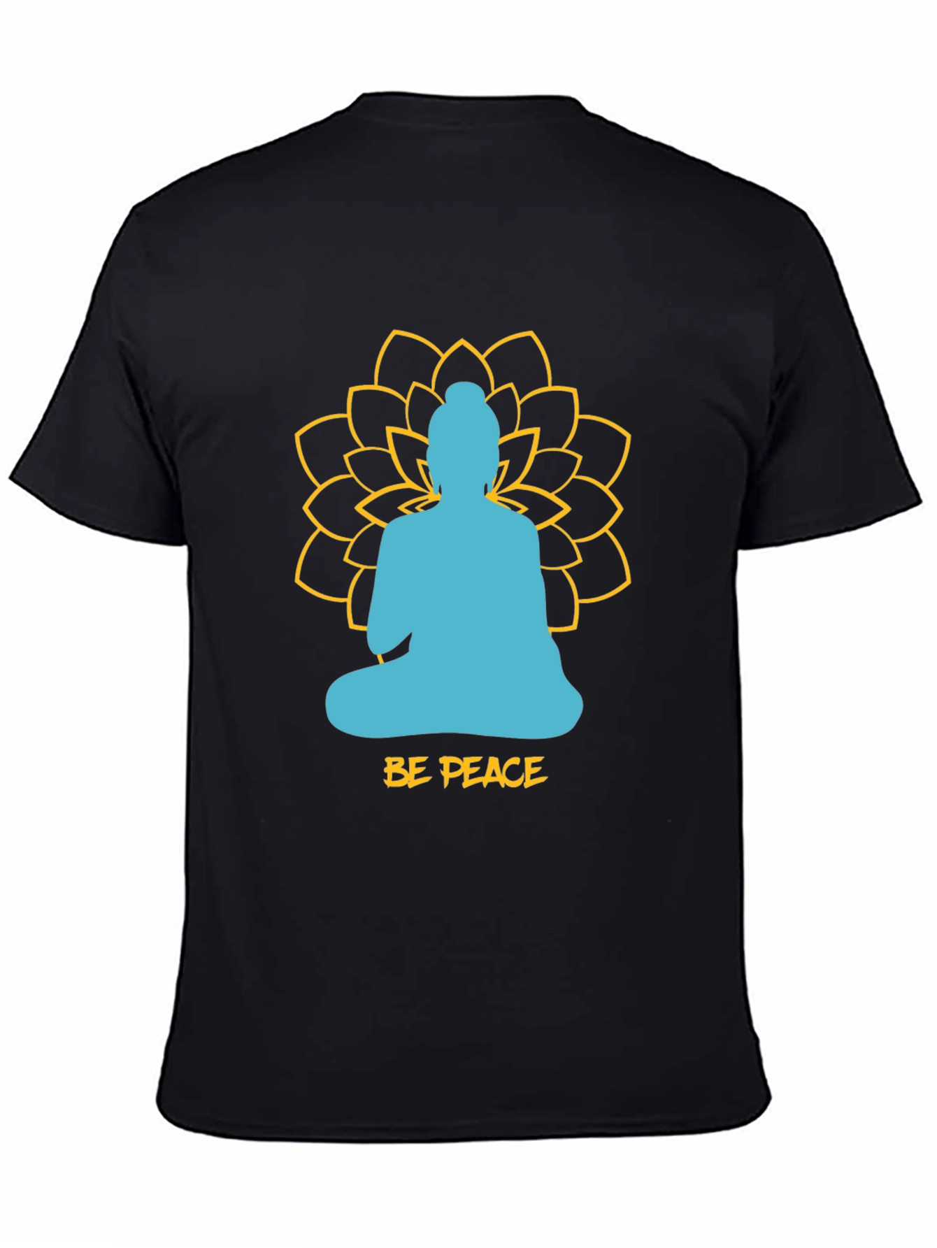 Be Peace Buddha Graphic Tee - Relaxed Fit