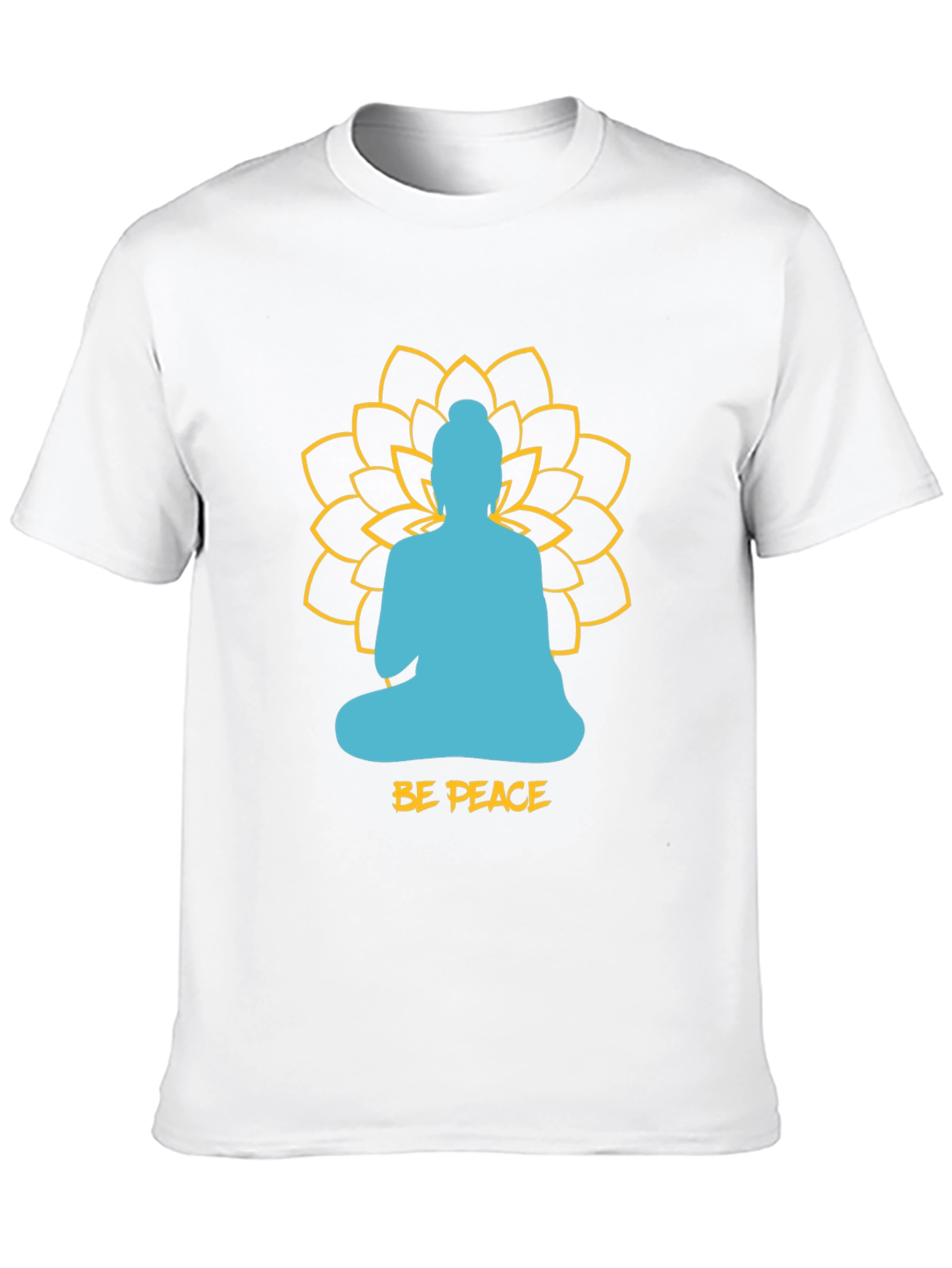 Be Peace Buddha Graphic Tee - Relaxed Fit