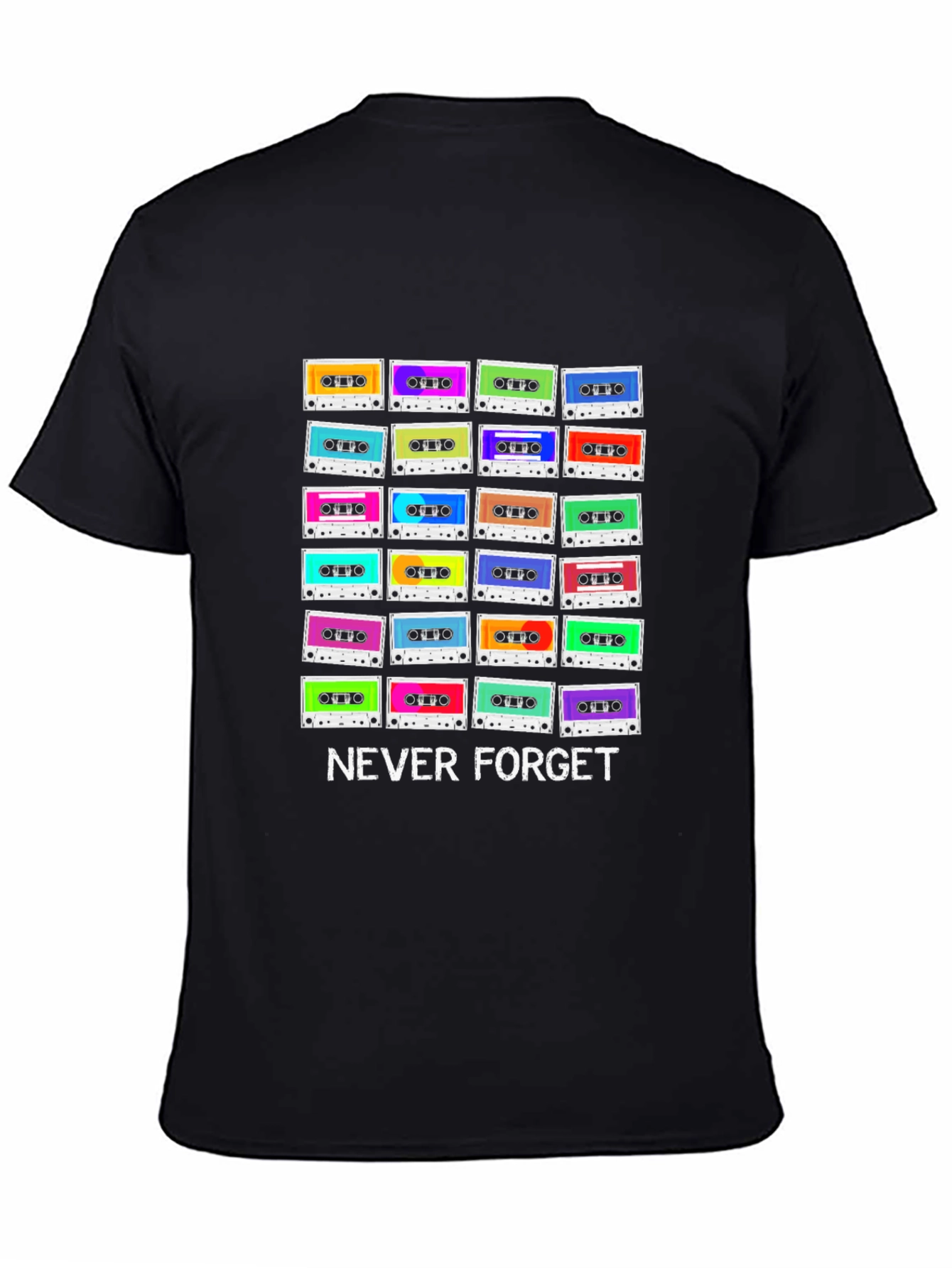 Never Forget Cassette Tape Graphic Tee