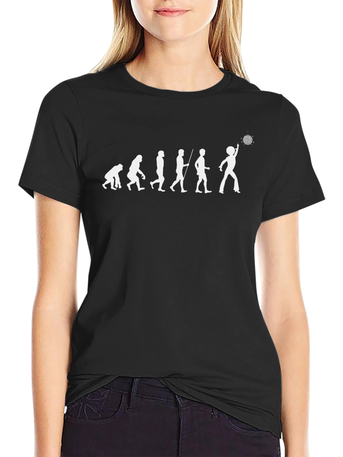Evolution of Disco Black T-Shirt