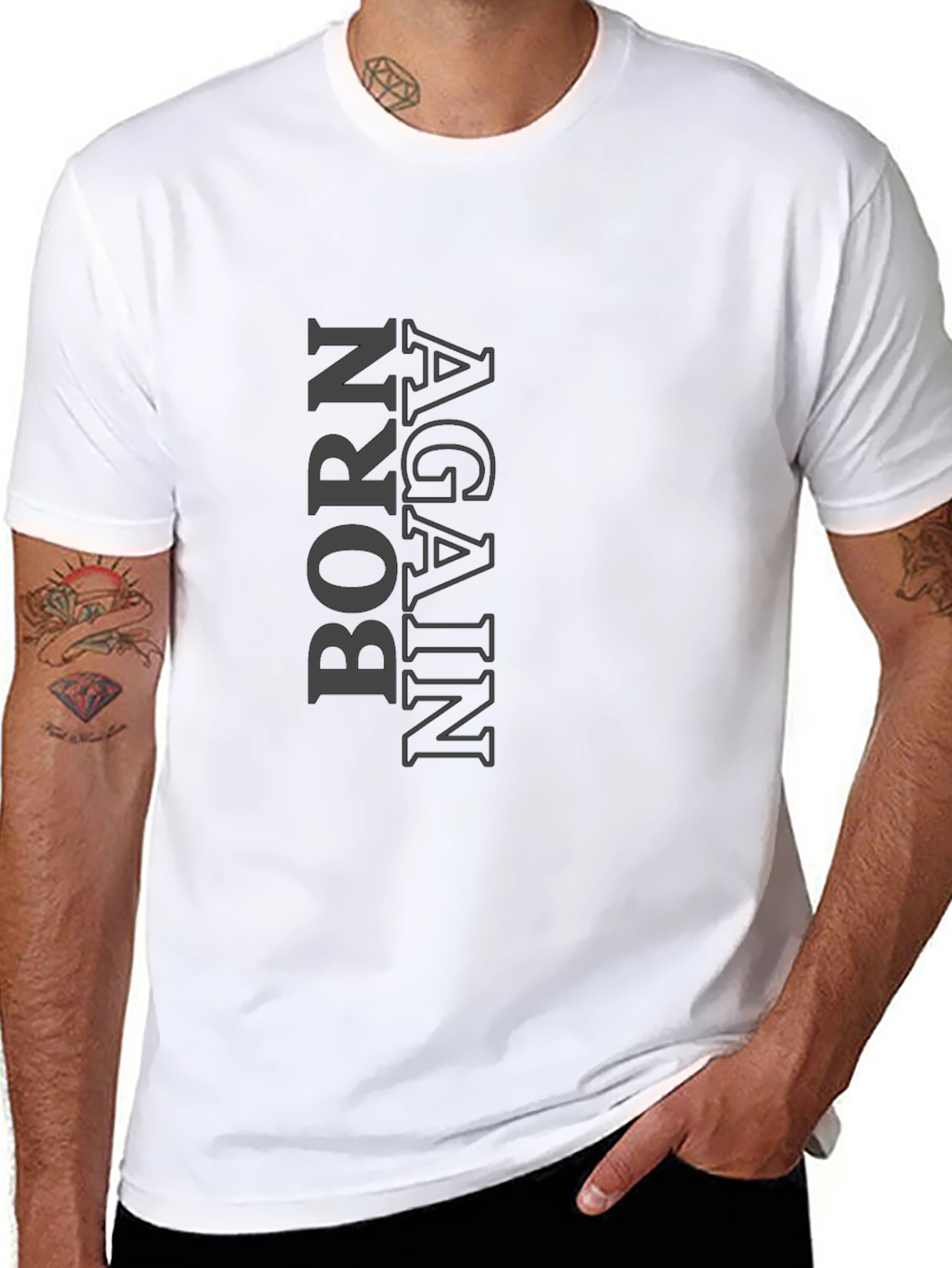 Born Again Graphic Tee - Black