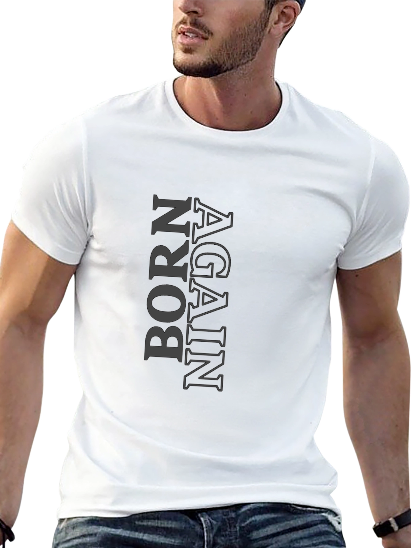 Born Again Graphic Tee - Black