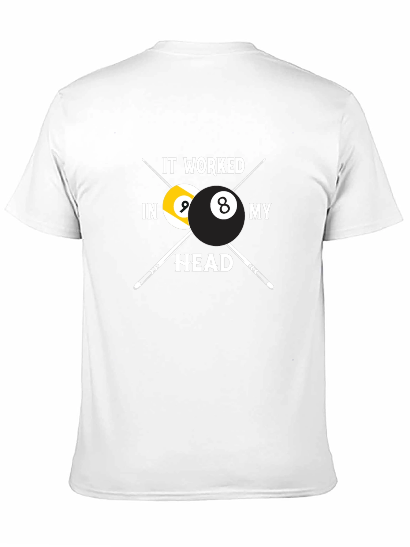 Billiard Balls Graphic T-Shirt - Funny Pool Player Tee