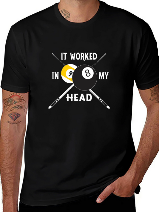 Billiard Balls Graphic T-Shirt - Funny Pool Player Tee