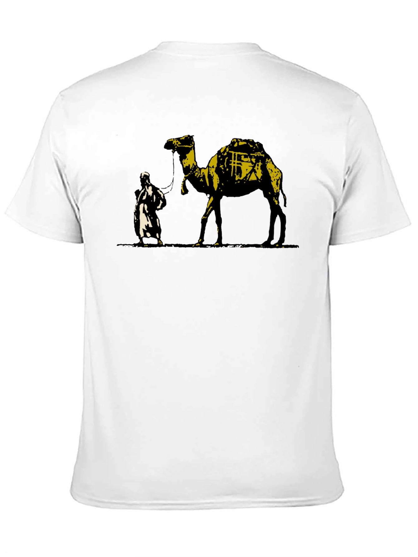 Camel and Man Graphic T-Shirt