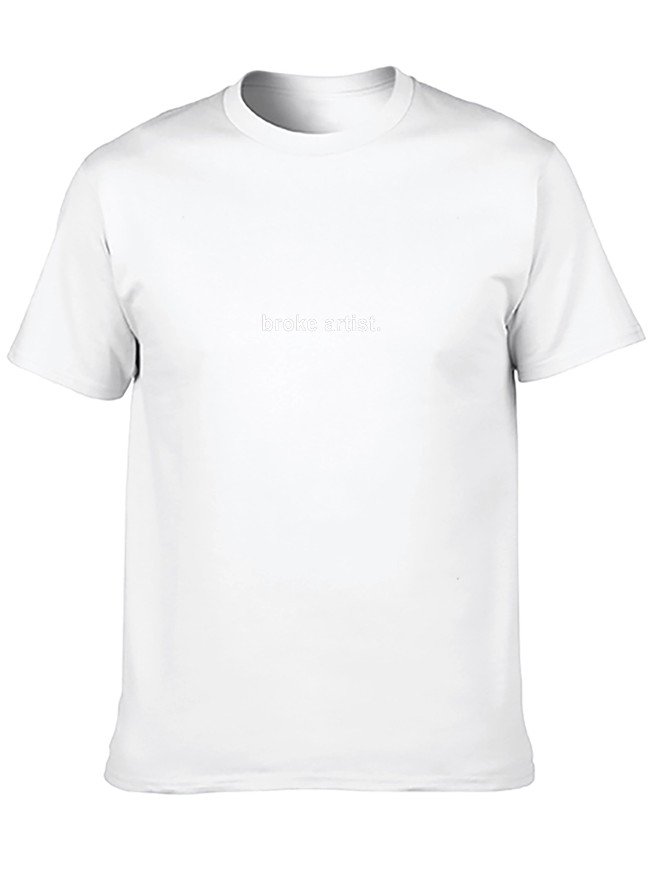 Broke Artist Graphic Tee - Unisex Black T-Shirt