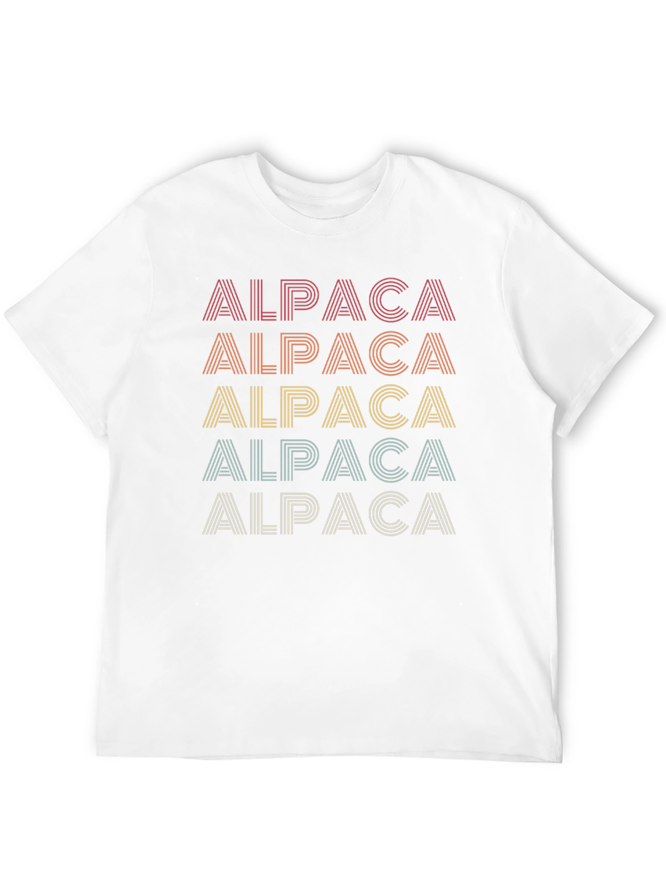 Retro Alpaca T-Shirt - Stylish Graphic Tee