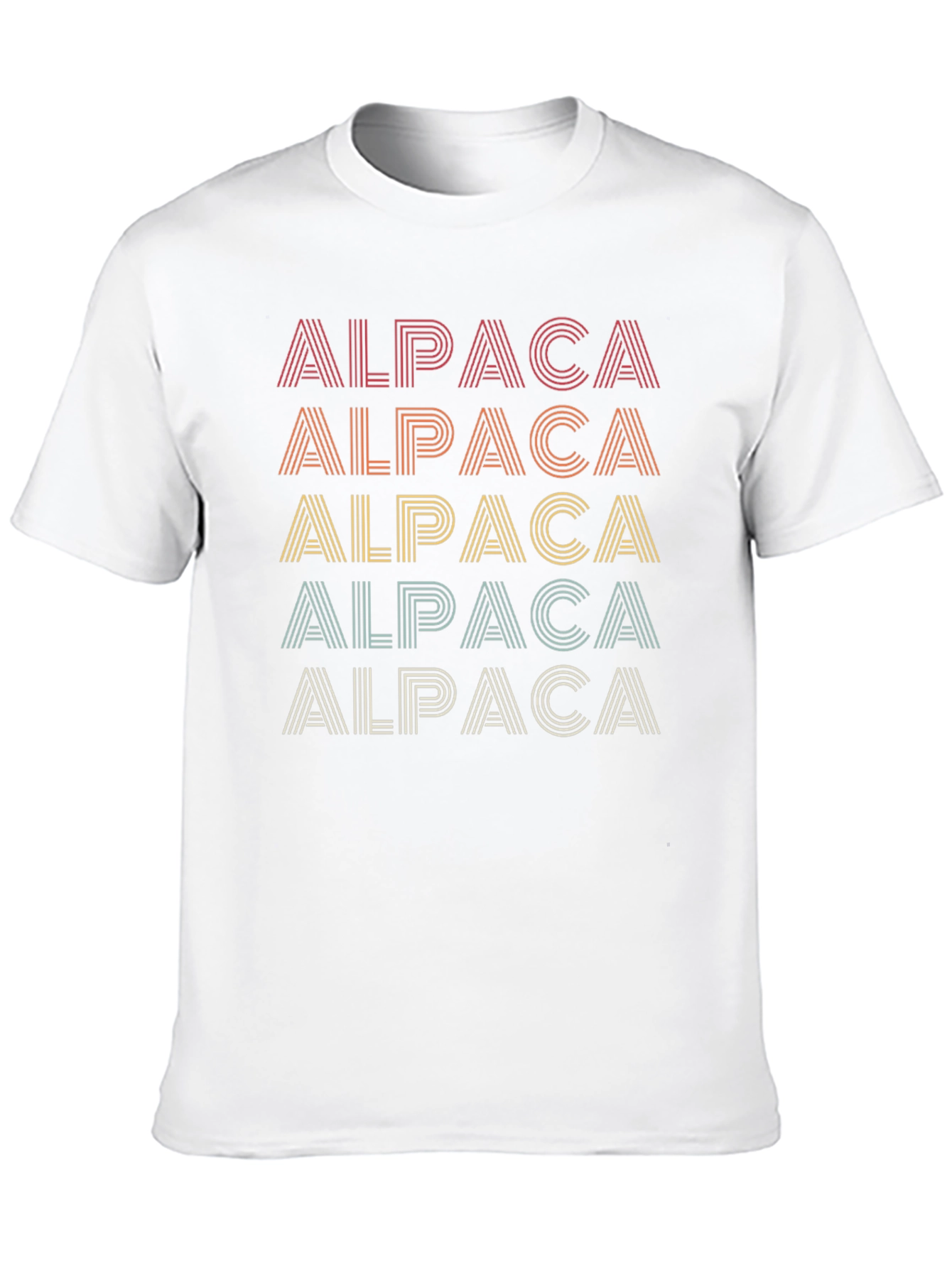 Retro Alpaca T-Shirt - Stylish Graphic Tee