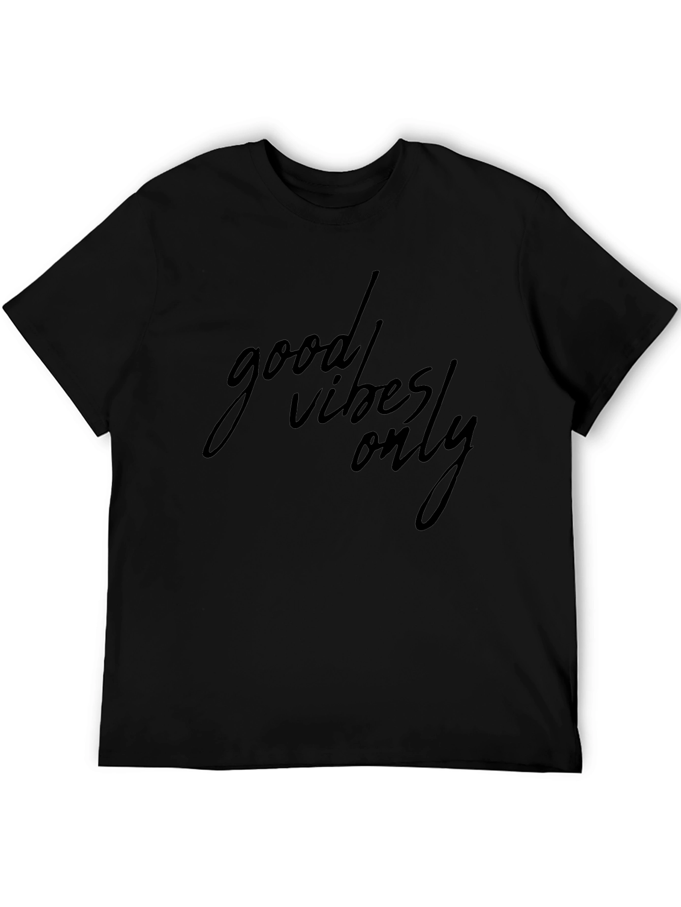 Good Vibes Only Graphic Tee - Classic Black T-Shirt