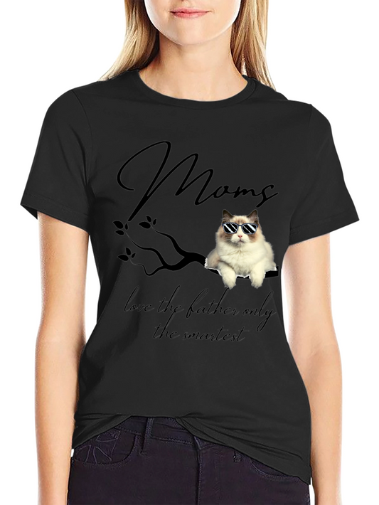 Cool Cat Mom T-Shirt - Smartest Ragdoll Graphic Tee