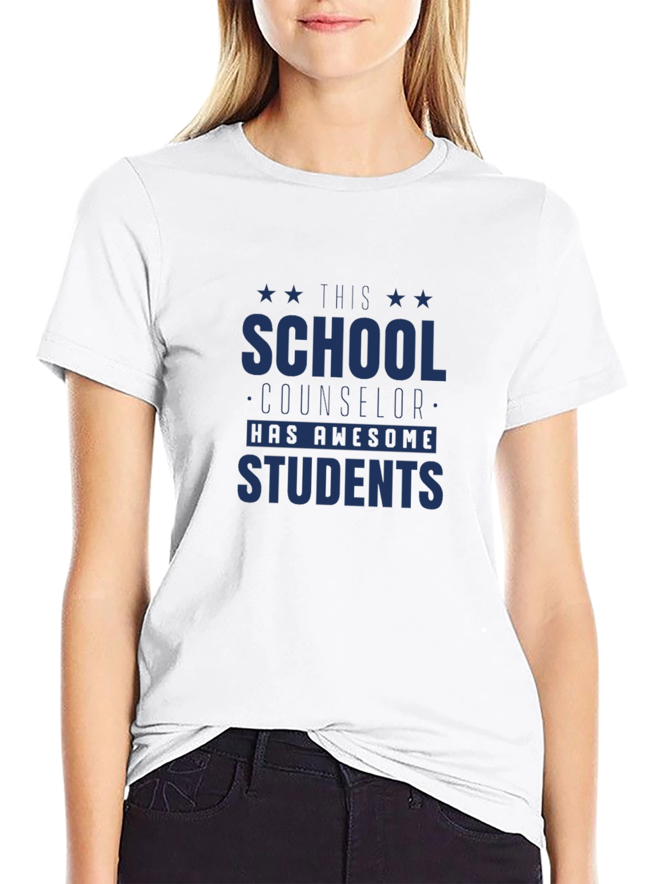School Counselor Awesome Students Graphic T-Shirt