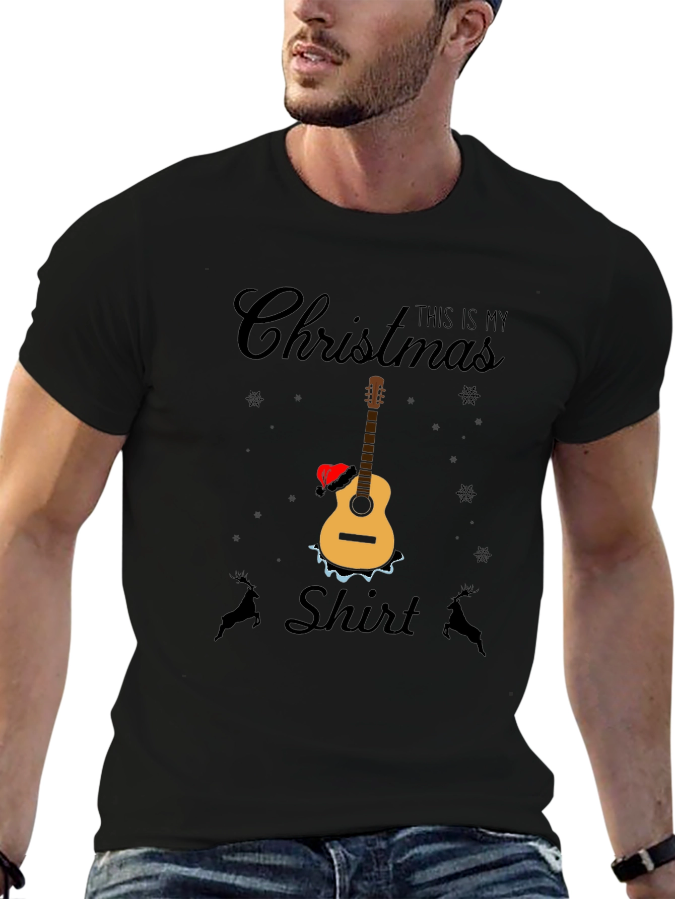 Christmas Guitar Shirt