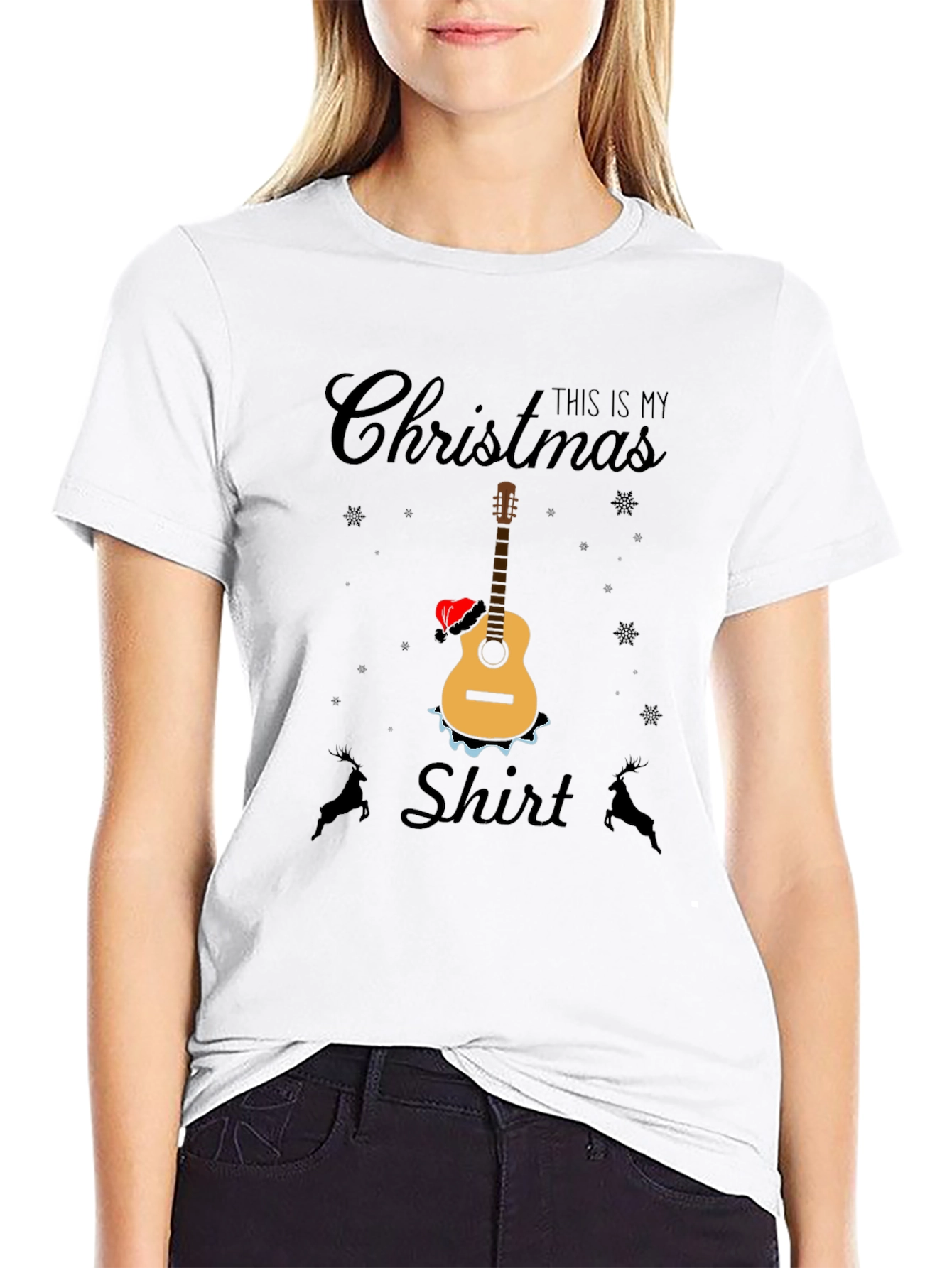 Christmas Guitar Shirt